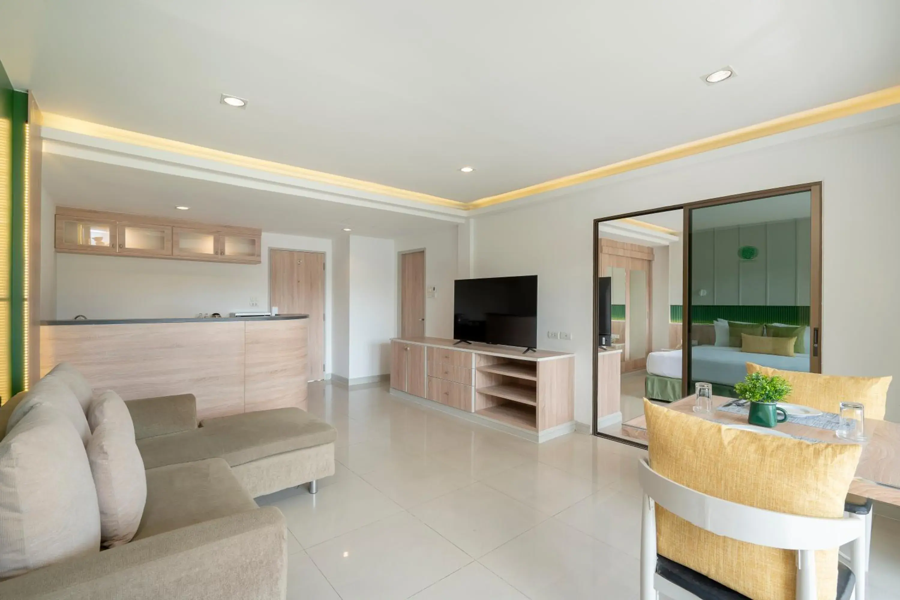 Living room in The Green Park Resort Living room in The Green Park Resort