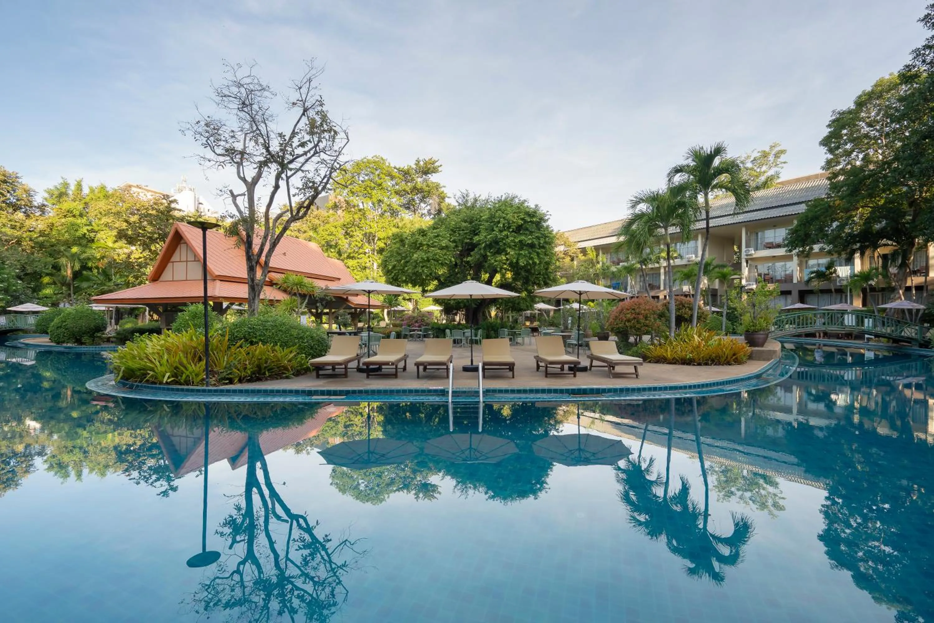 Swimming pool in The Green Park Resort