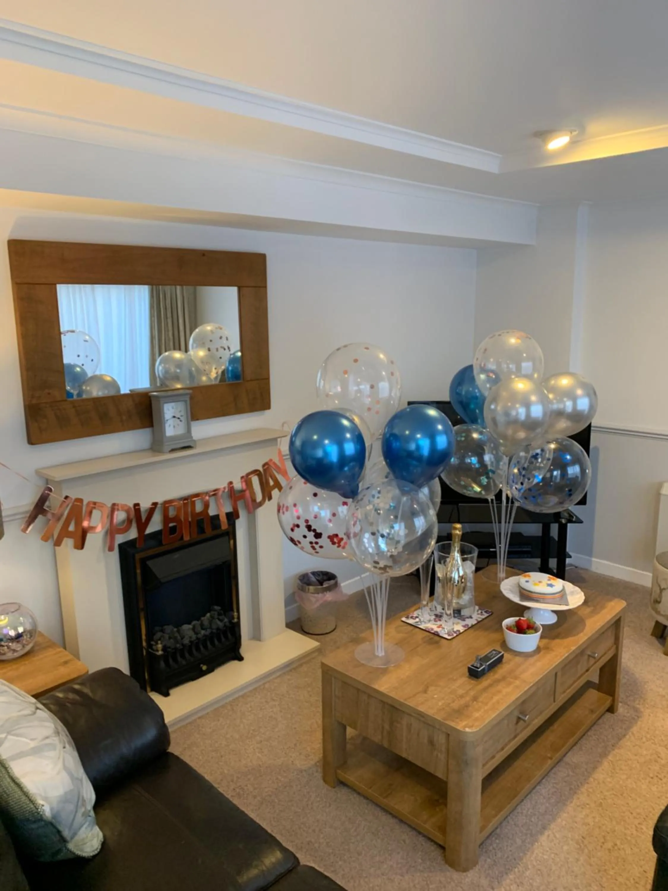 Living room in Katie's Flat