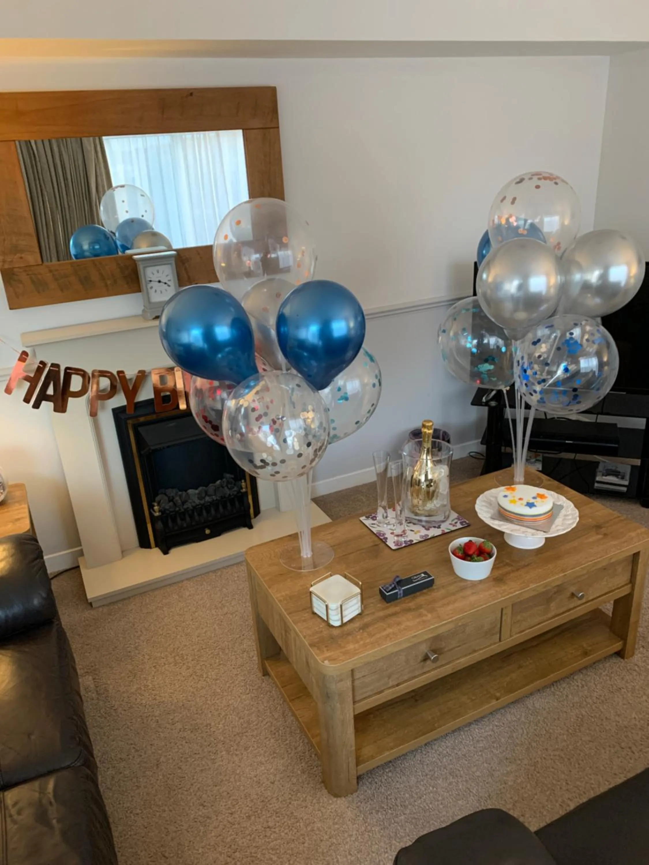 Living room in Katie's Flat