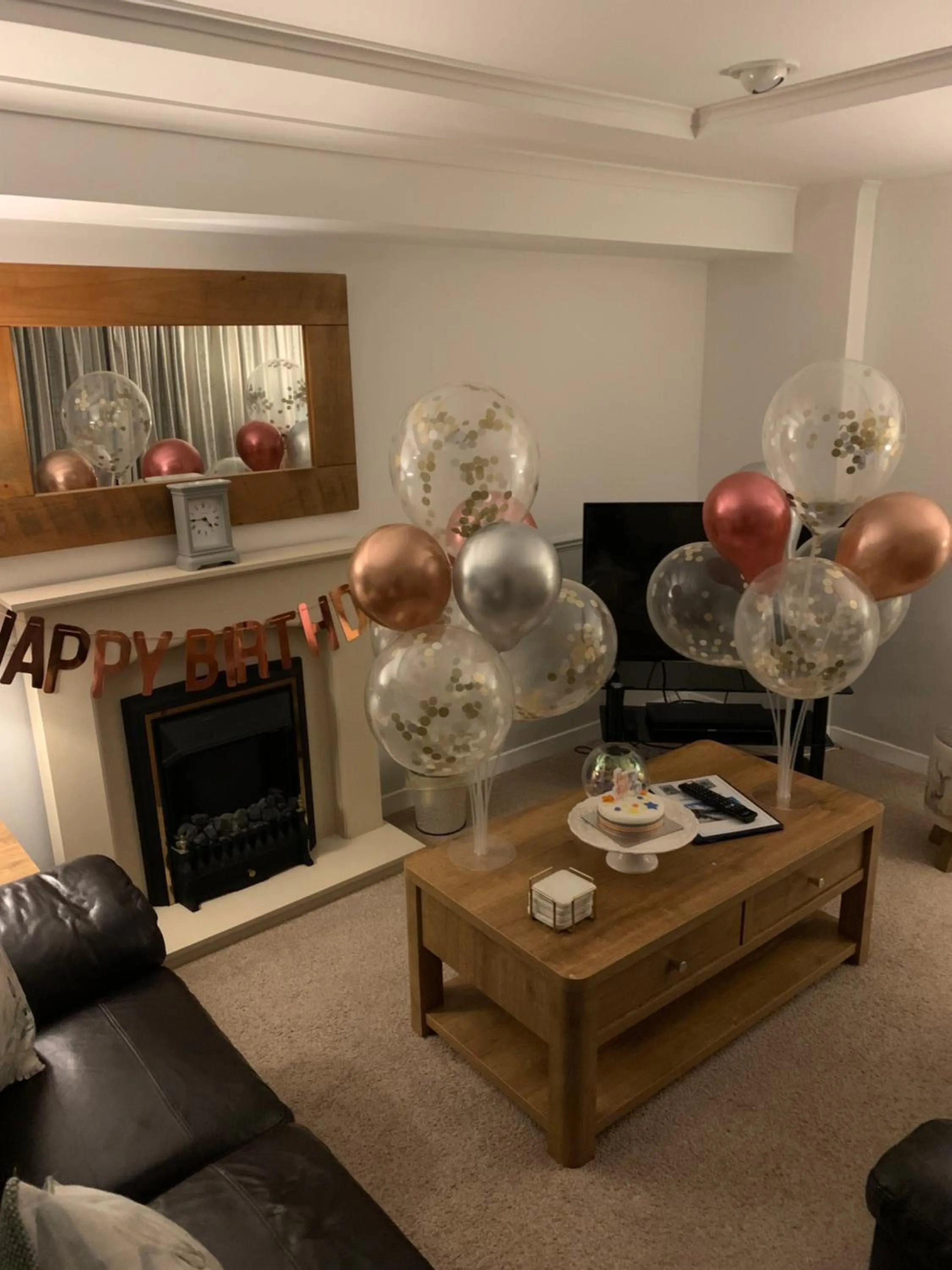 Living room in Katie's Flat