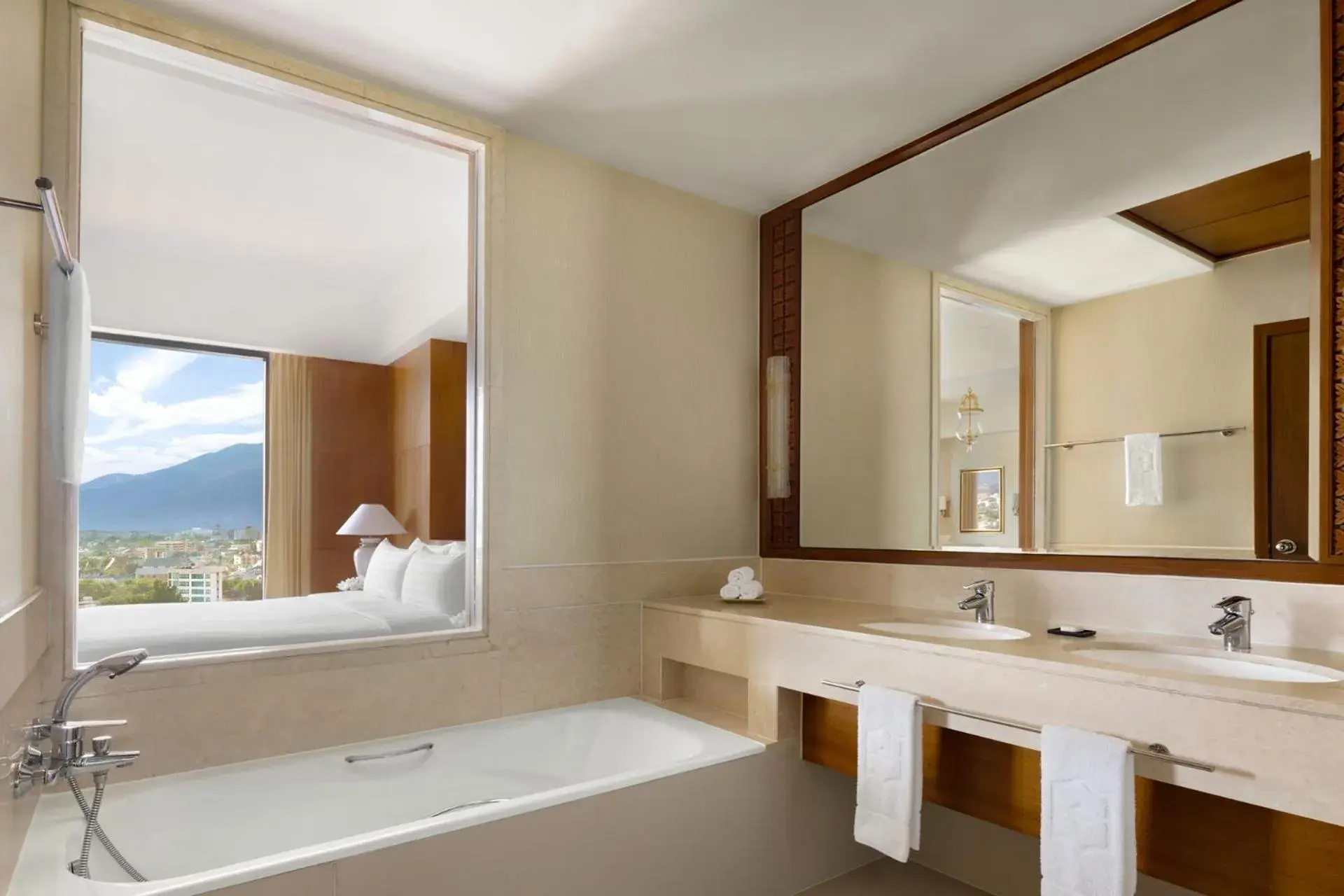 Bathroom in Shangri-La Chiang Mai Bathroom in Shangri-La Chiang Mai