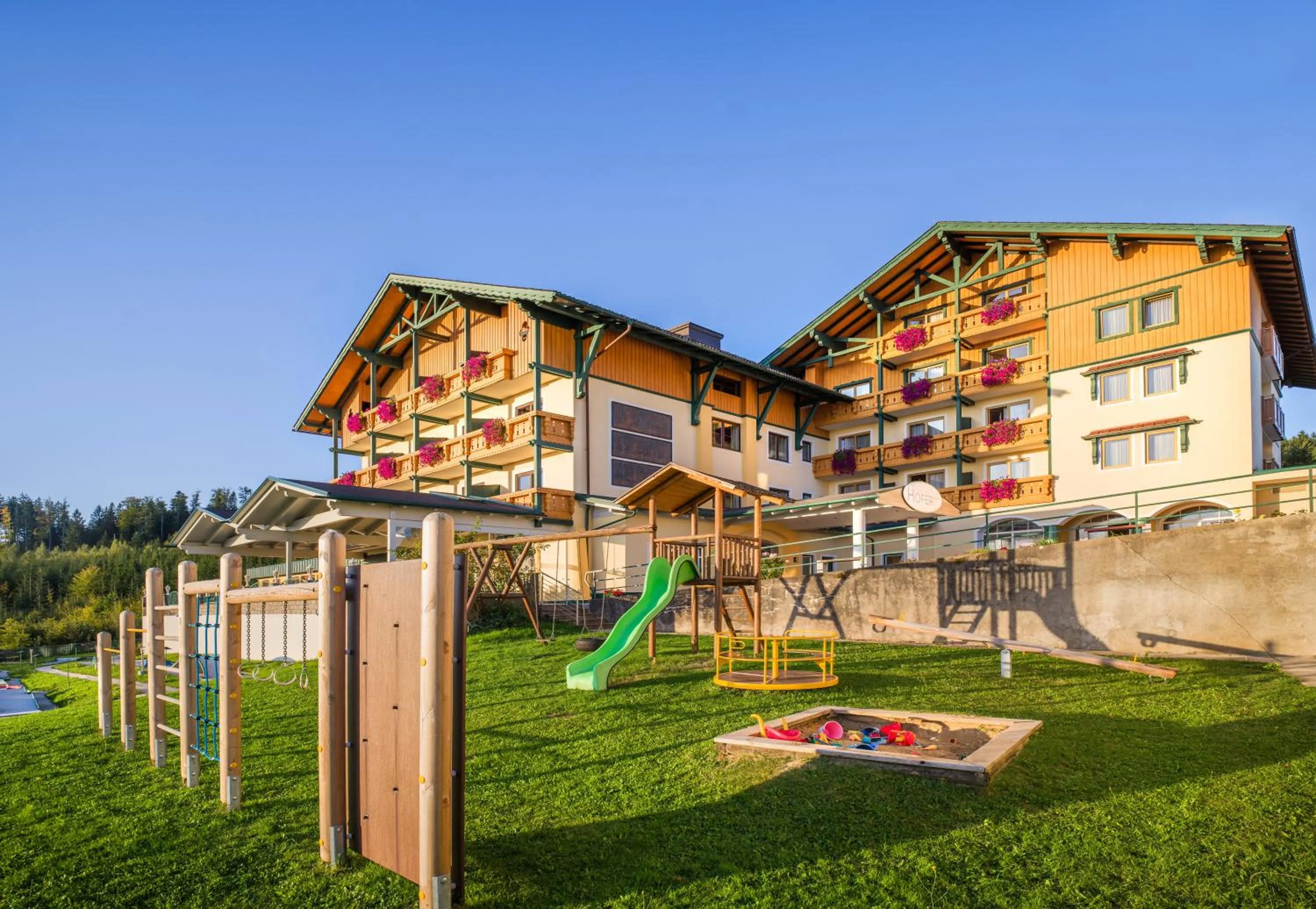 Children play ground in Ferienhotel Hofer superior