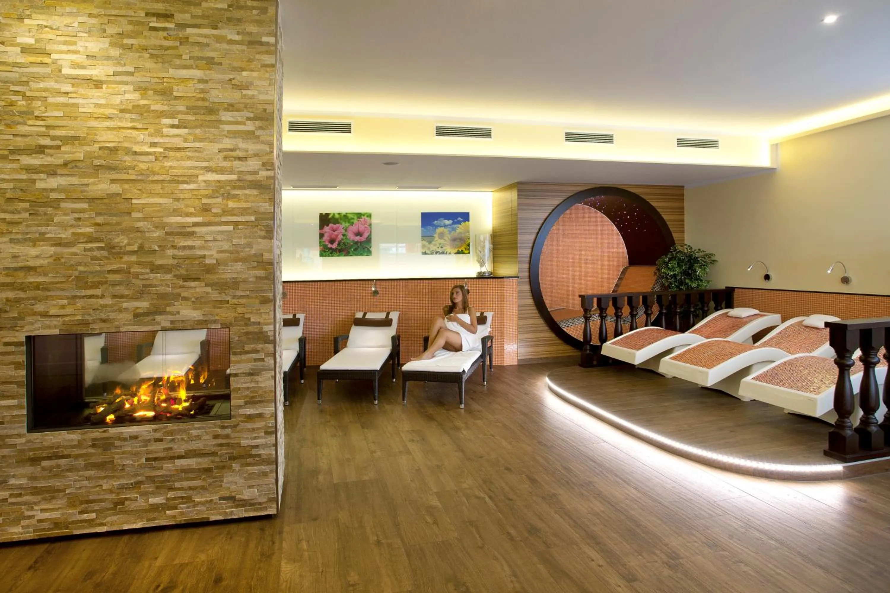 Spa and wellness centre/facilities, Bed in Ferienhotel Hofer superior