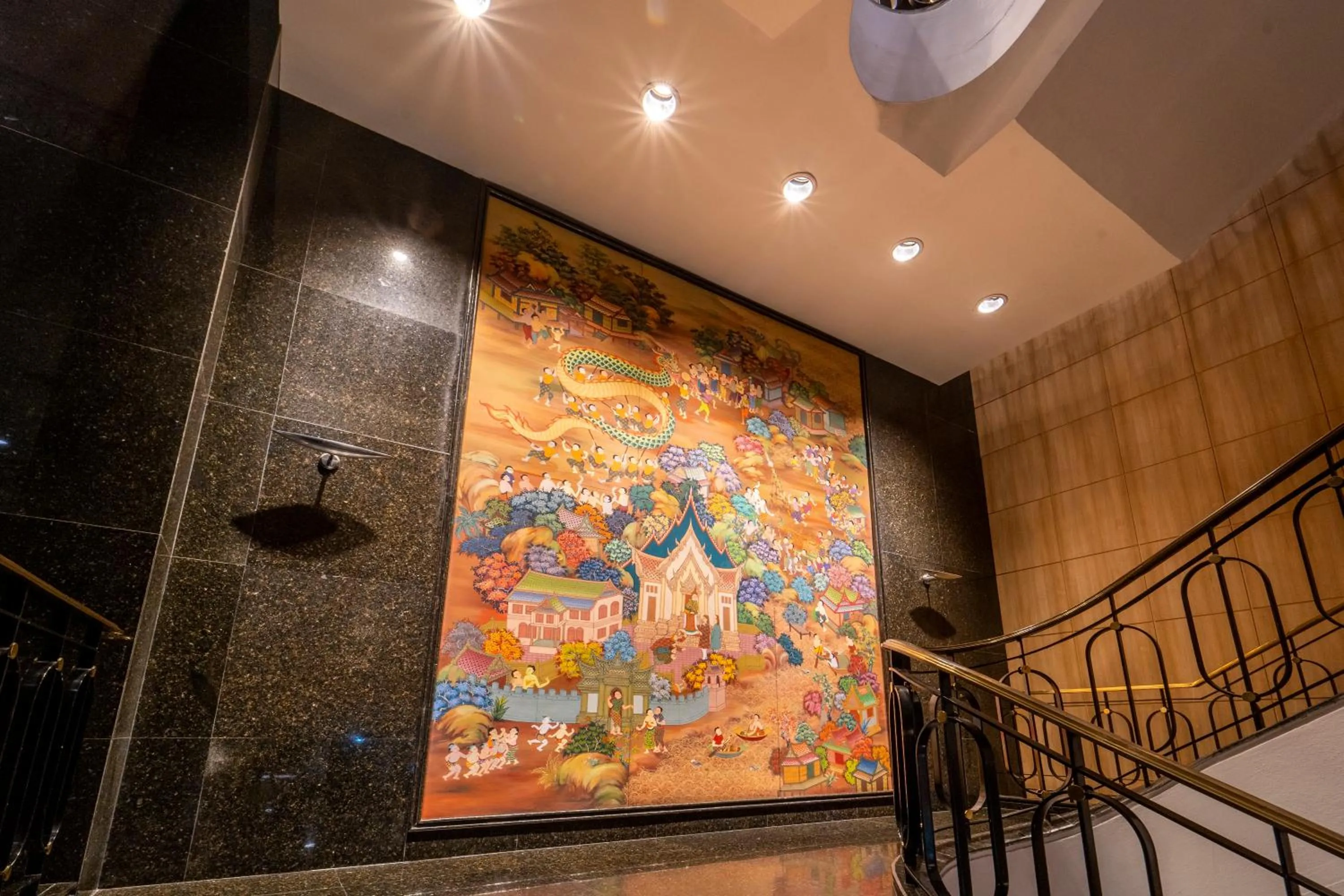 Decorative detail in Century Park Hotel