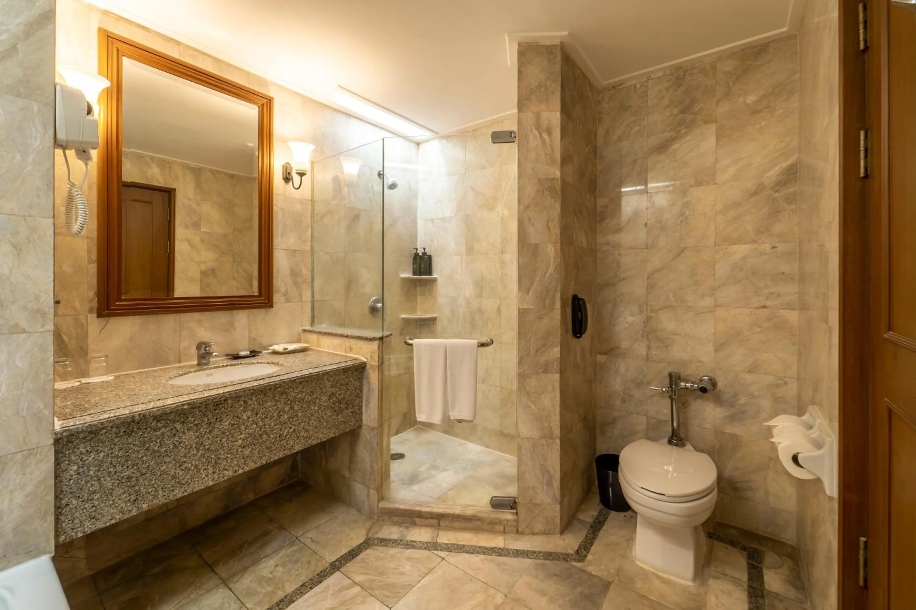 Shower in Century Park Hotel