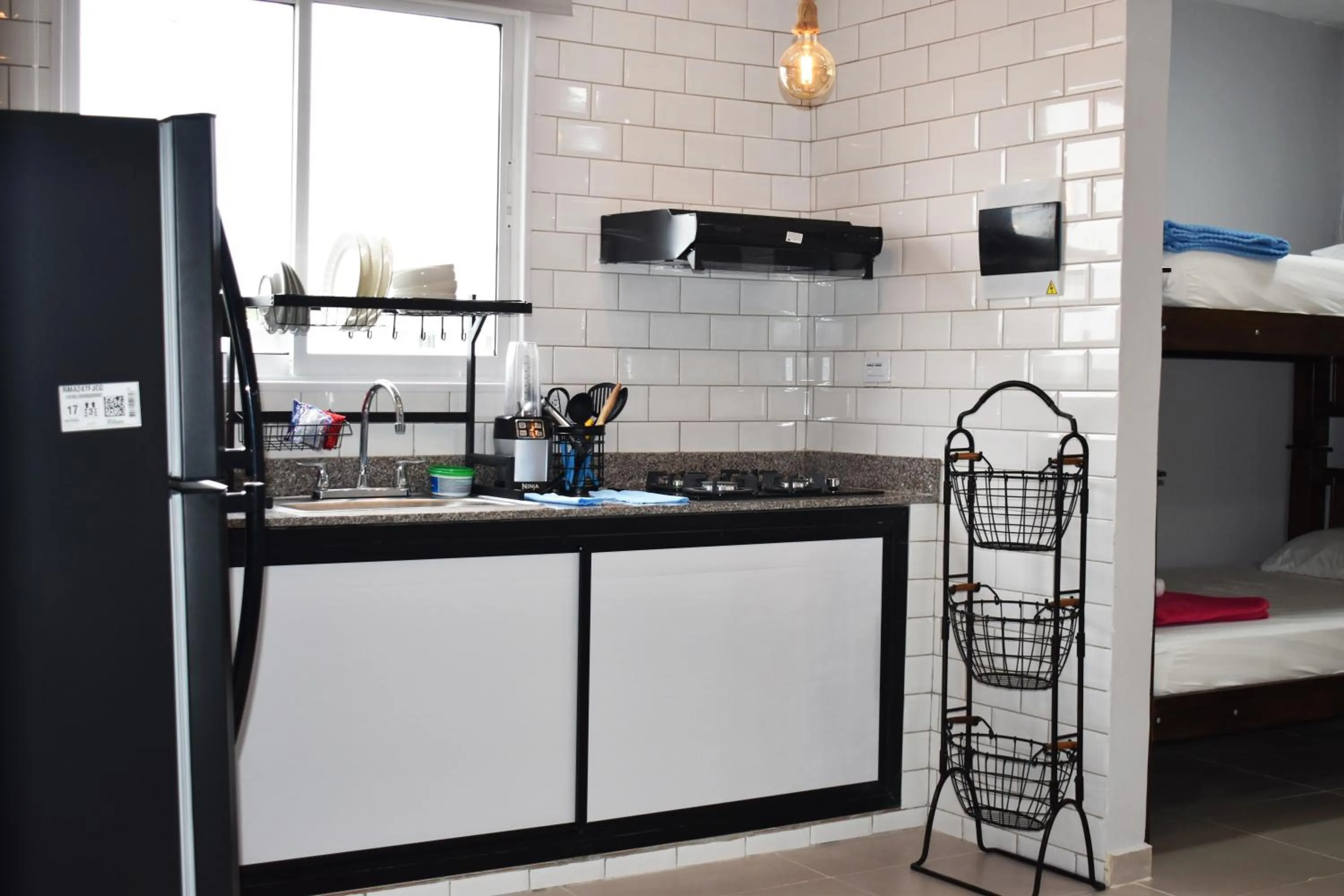 Kitchen or kitchenette in Hotel Aquarius