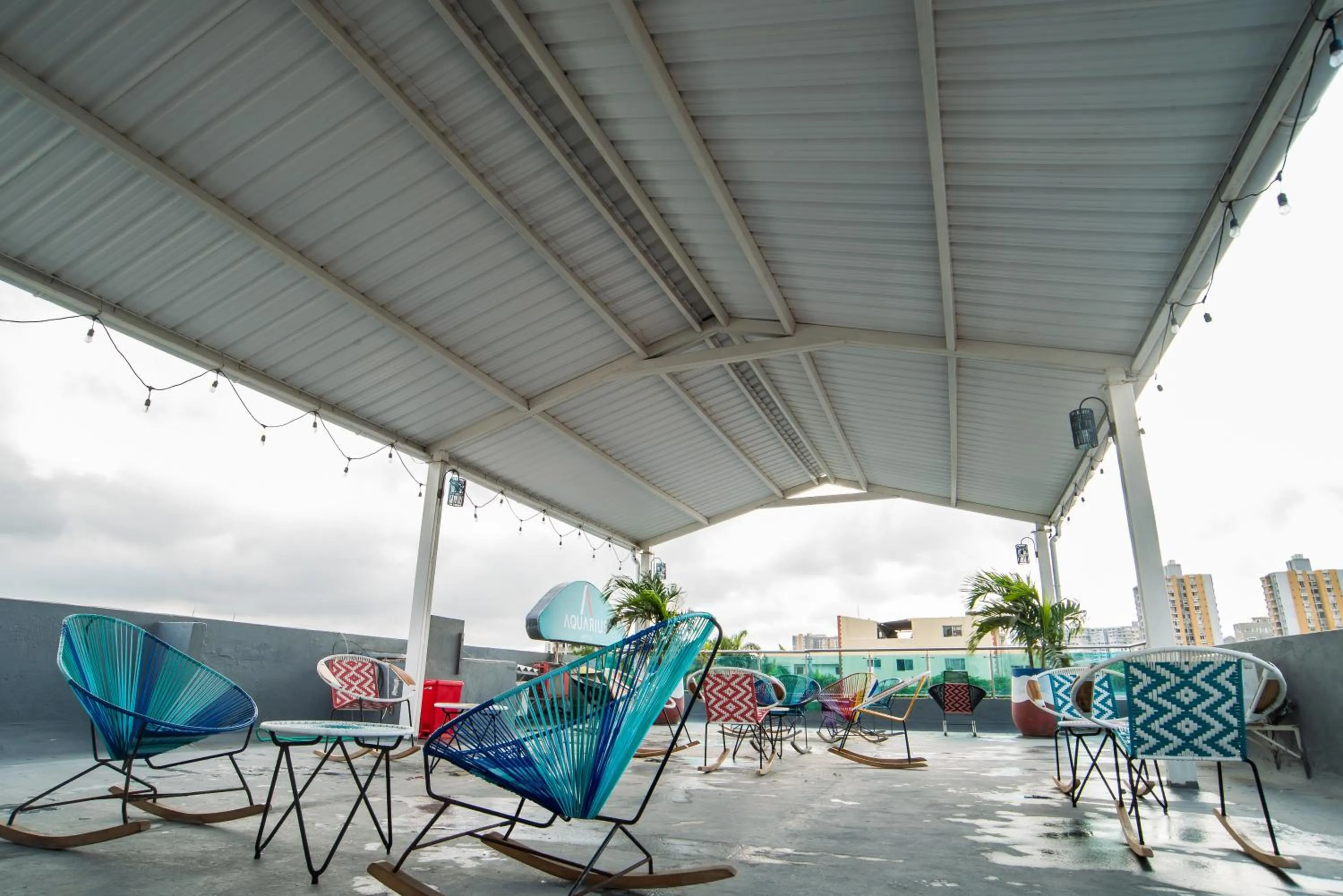 Balcony/Terrace in Hotel Aquarius