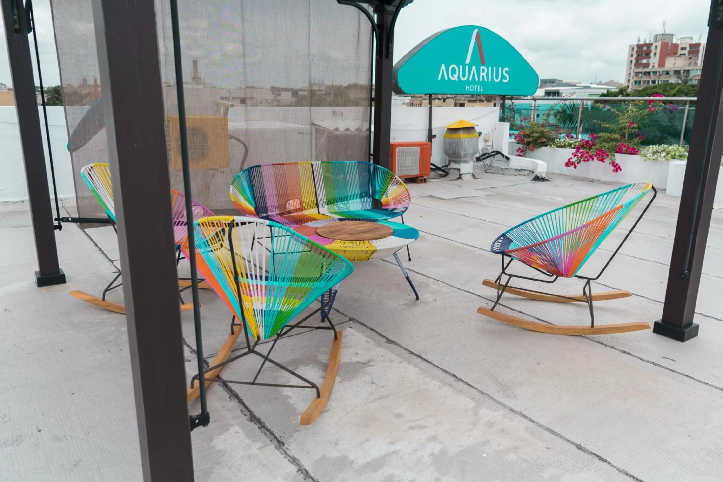 Balcony/Terrace in Hotel Aquarius
