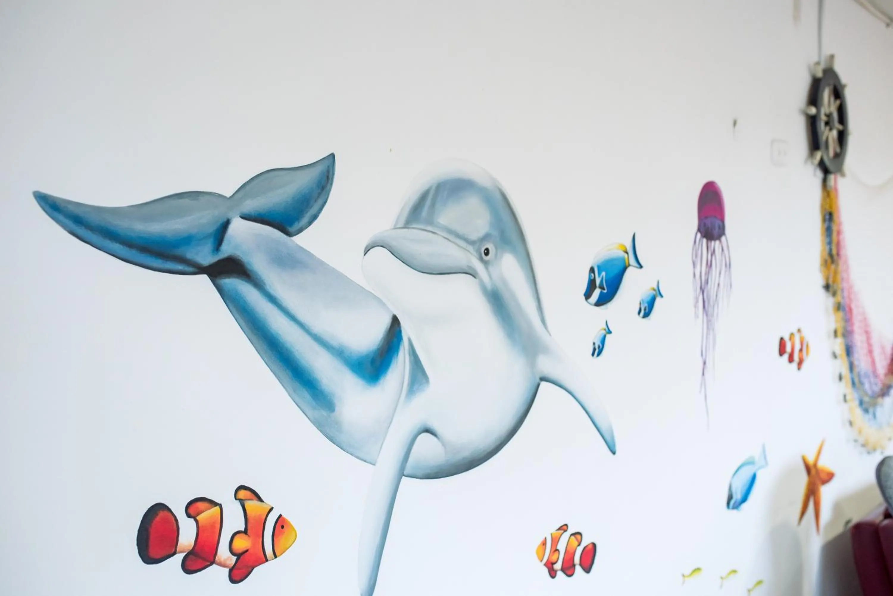 Decorative detail in Hotel Aquarius