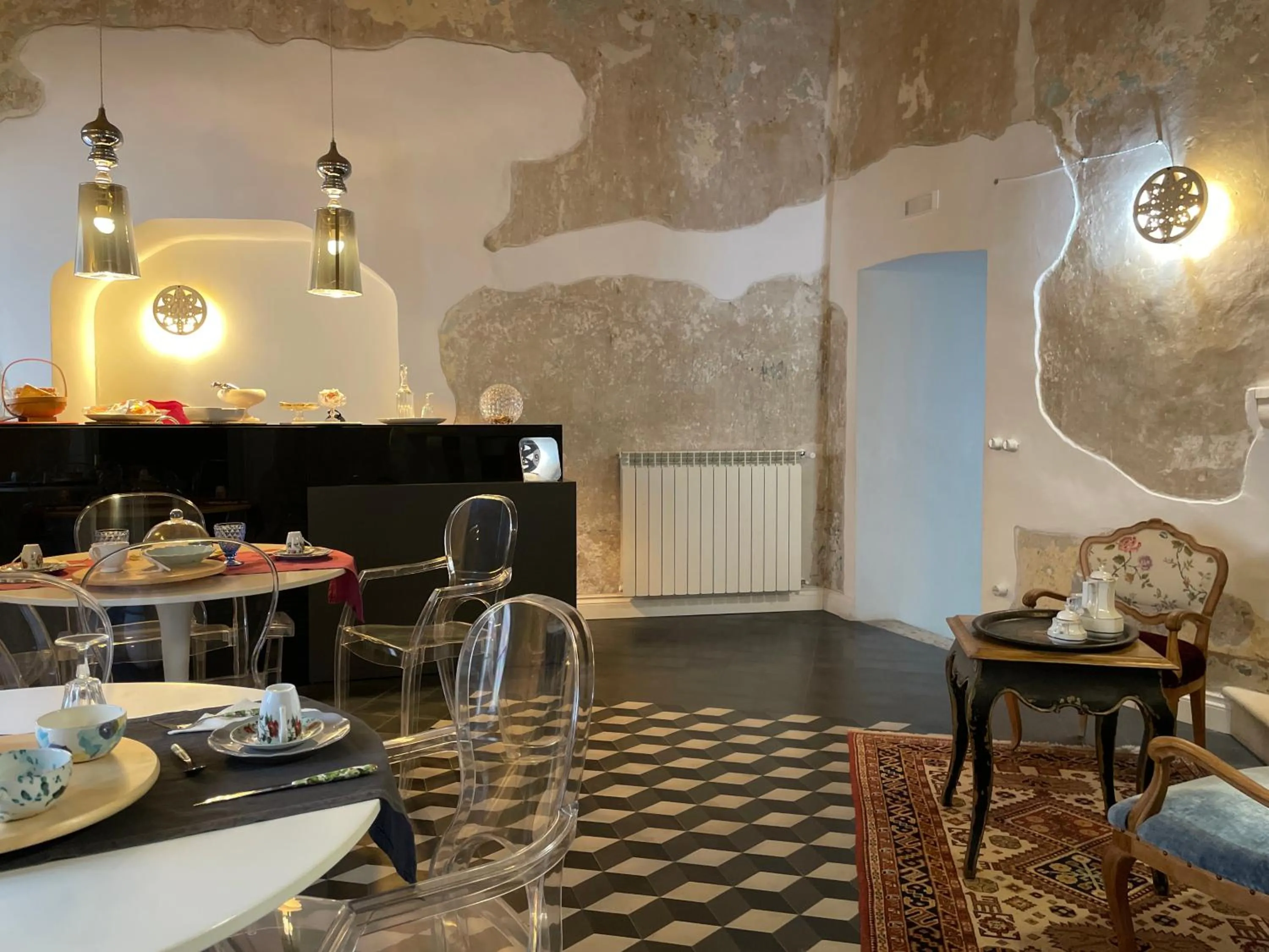 Living room in Palazzo Siena De Facendis