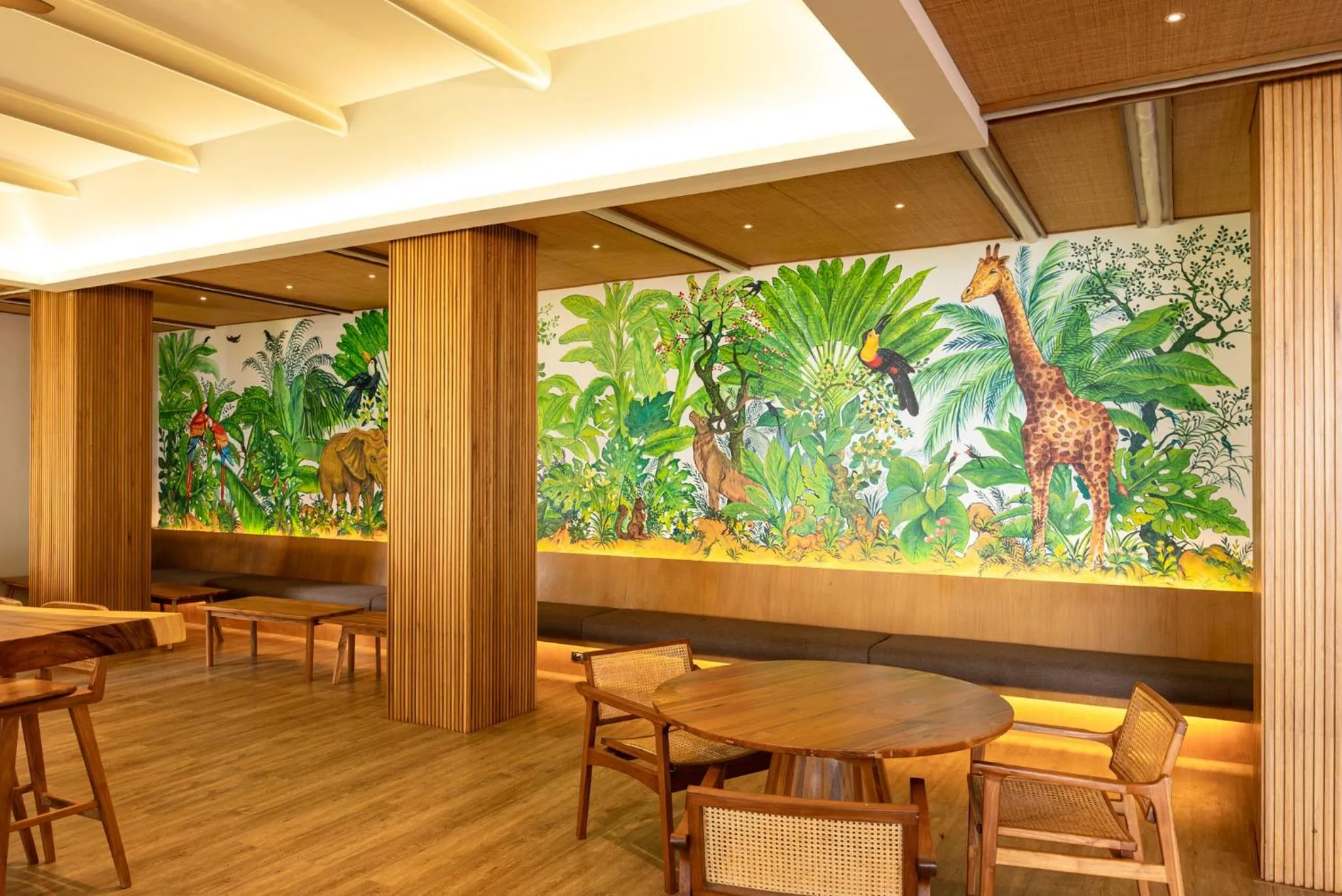 Seating area in Beyond Kata