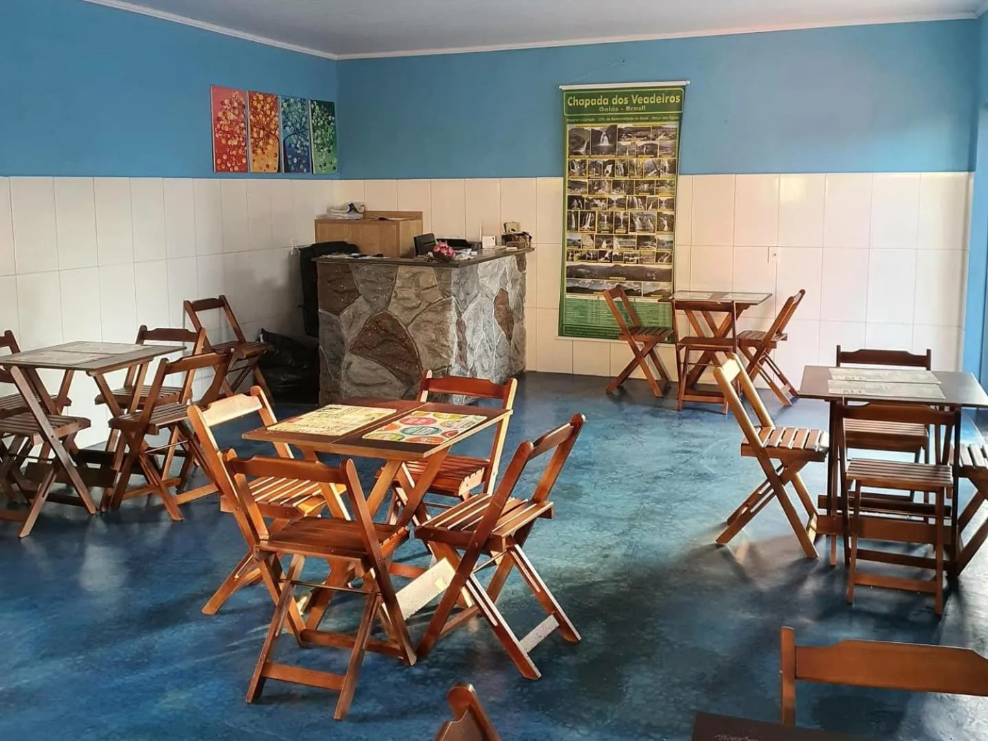 Dining area in Pousada Quatro Estações