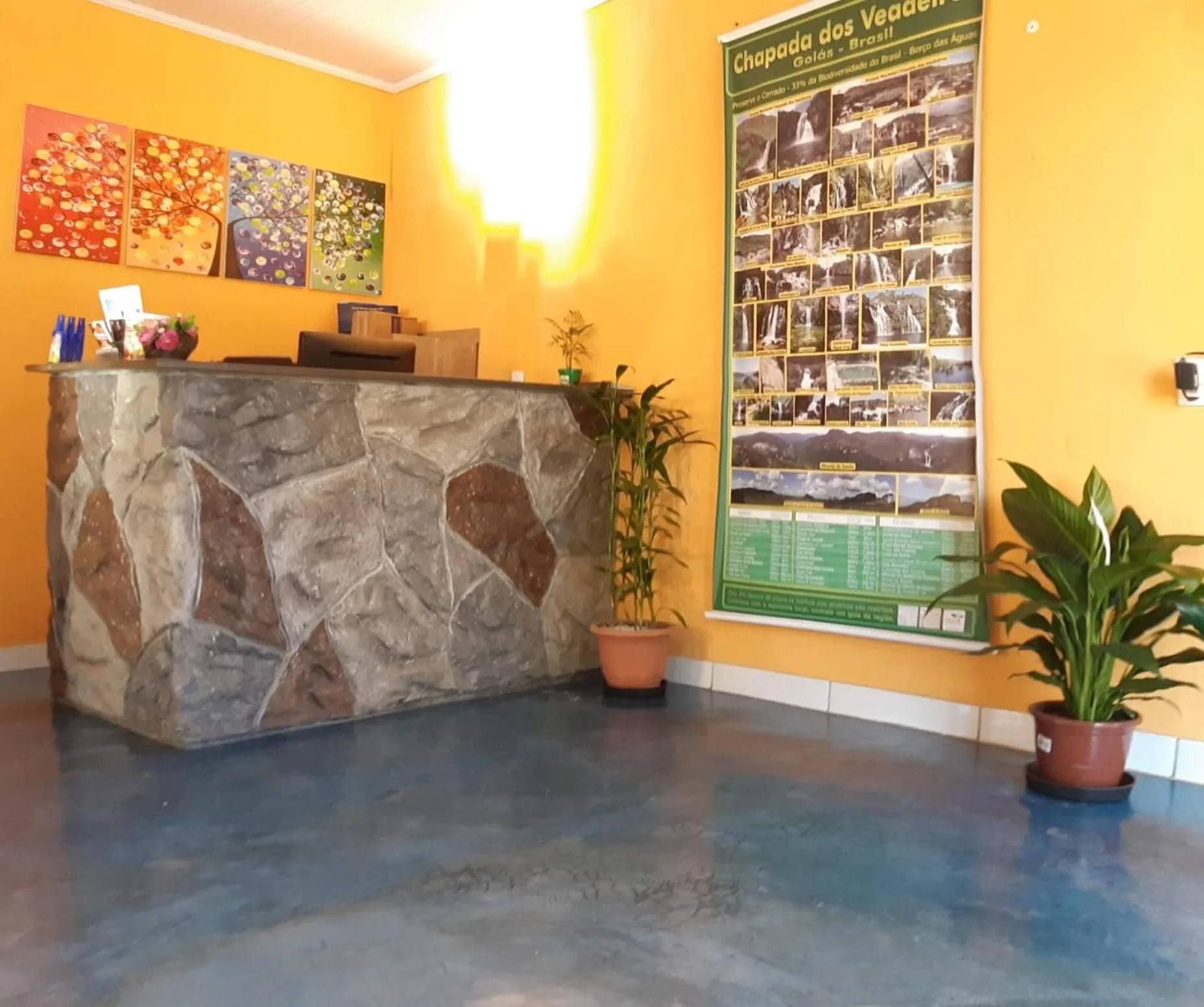 Lobby or reception in Pousada Quatro Estações