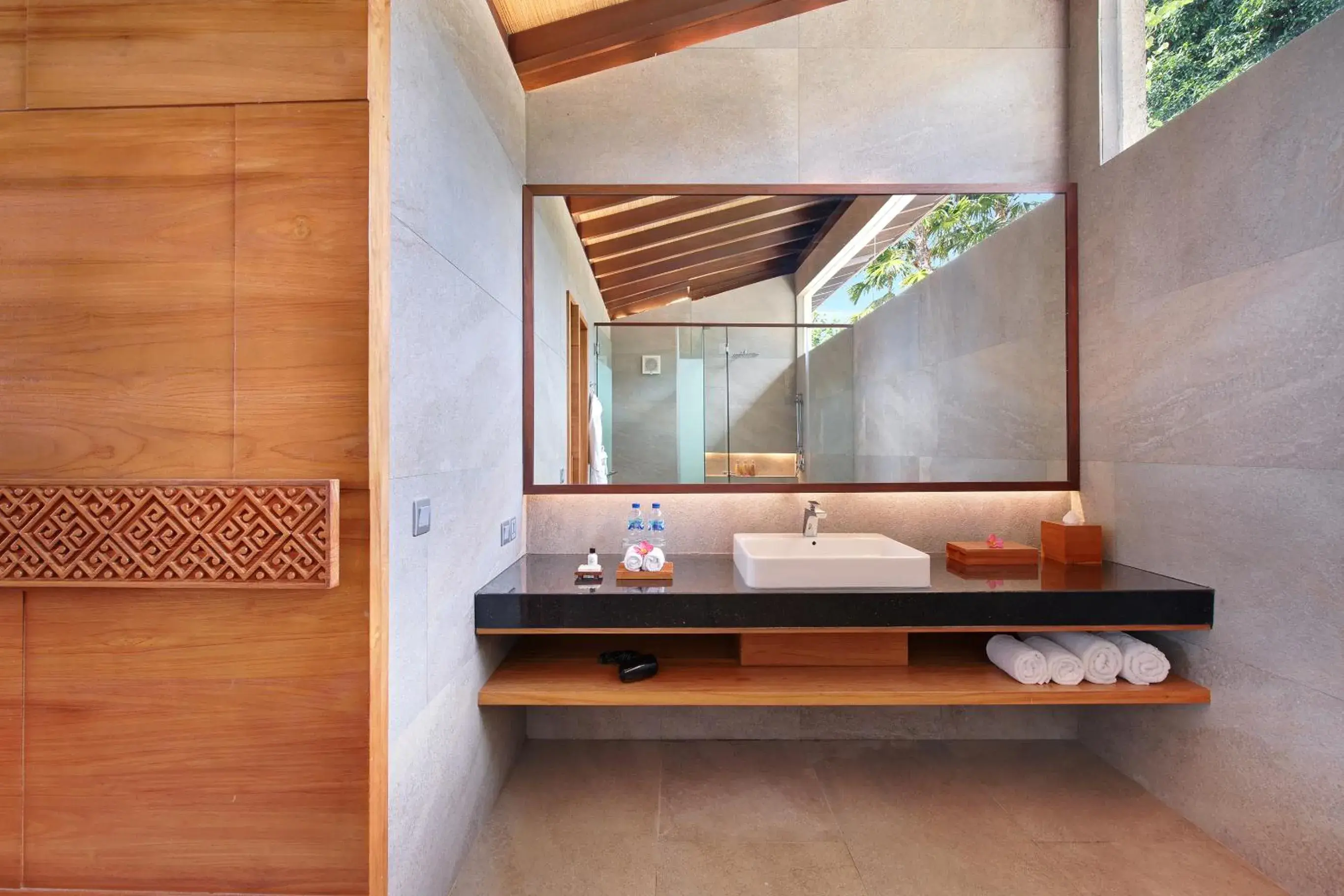 Bathroom in Katamaran Hotel & Resort Lombok Bathroom in Katamaran Hotel & Resort Lombok