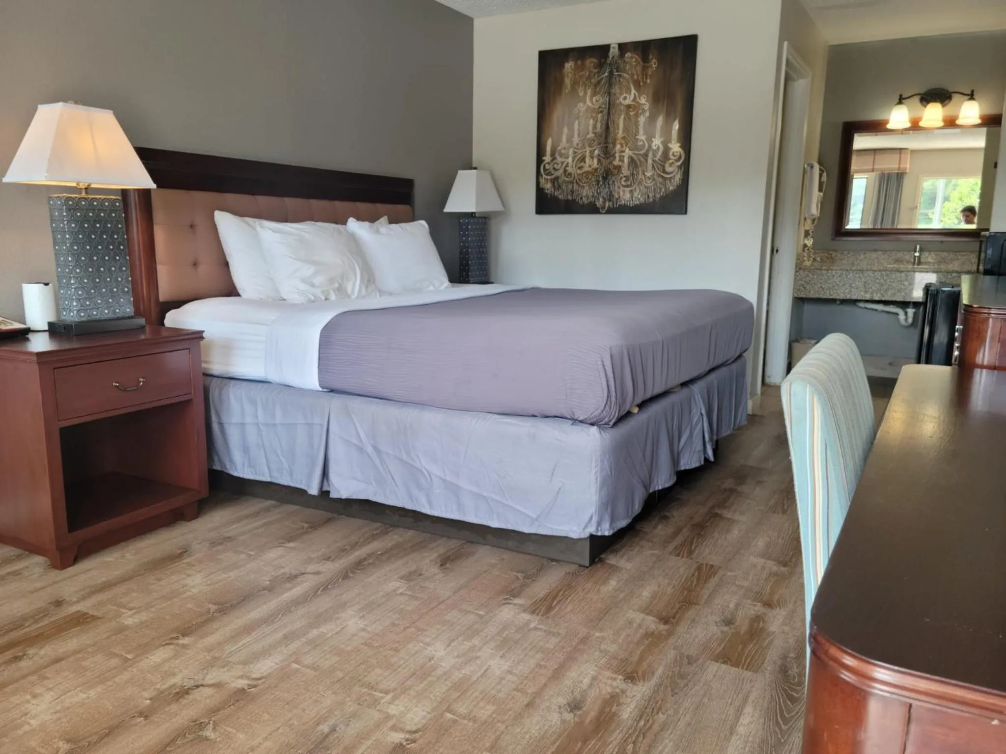 Bed in Western Motel, Thomasville