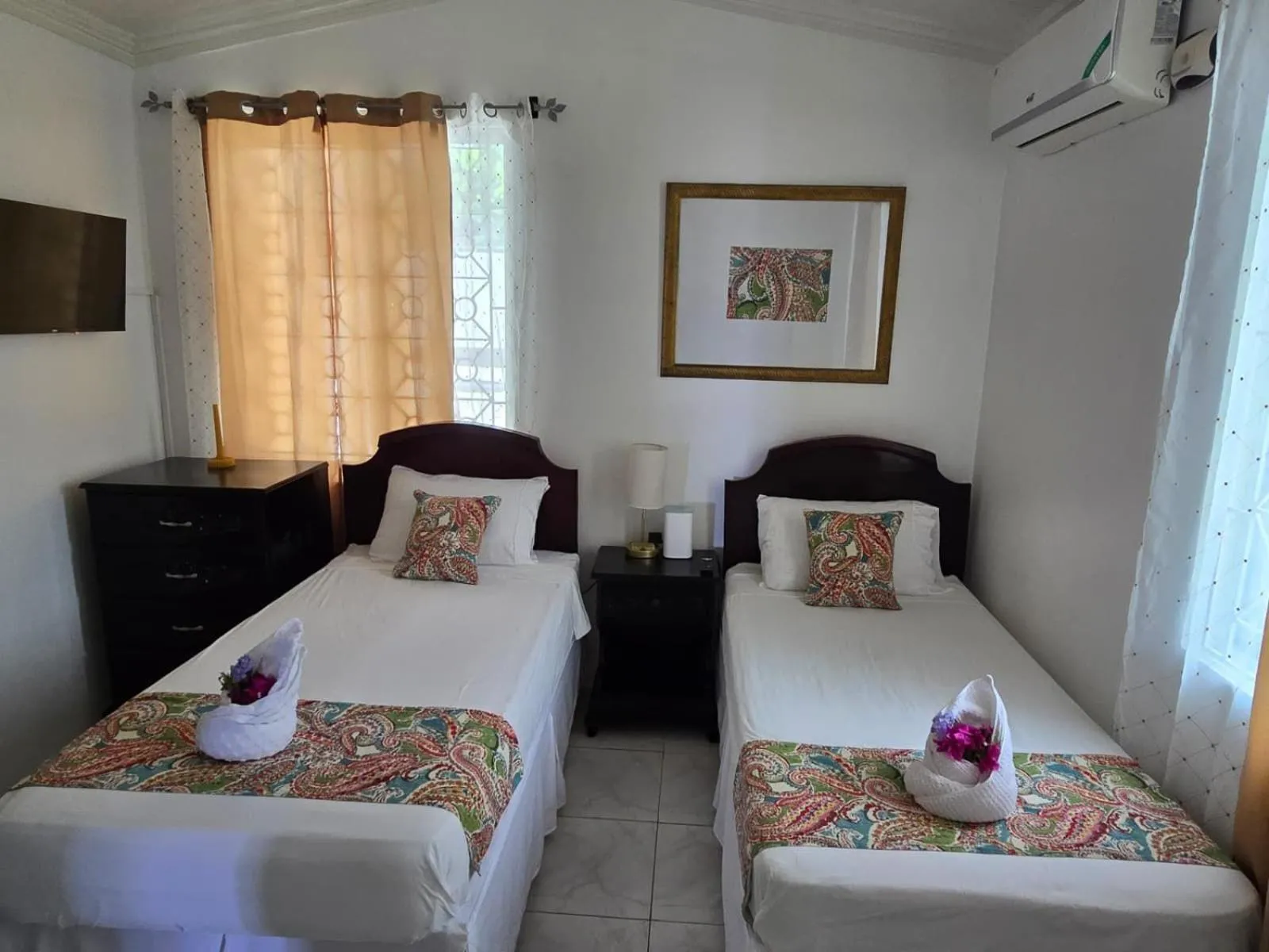Bed in Paradise Palms Jamaica Vacation Rental