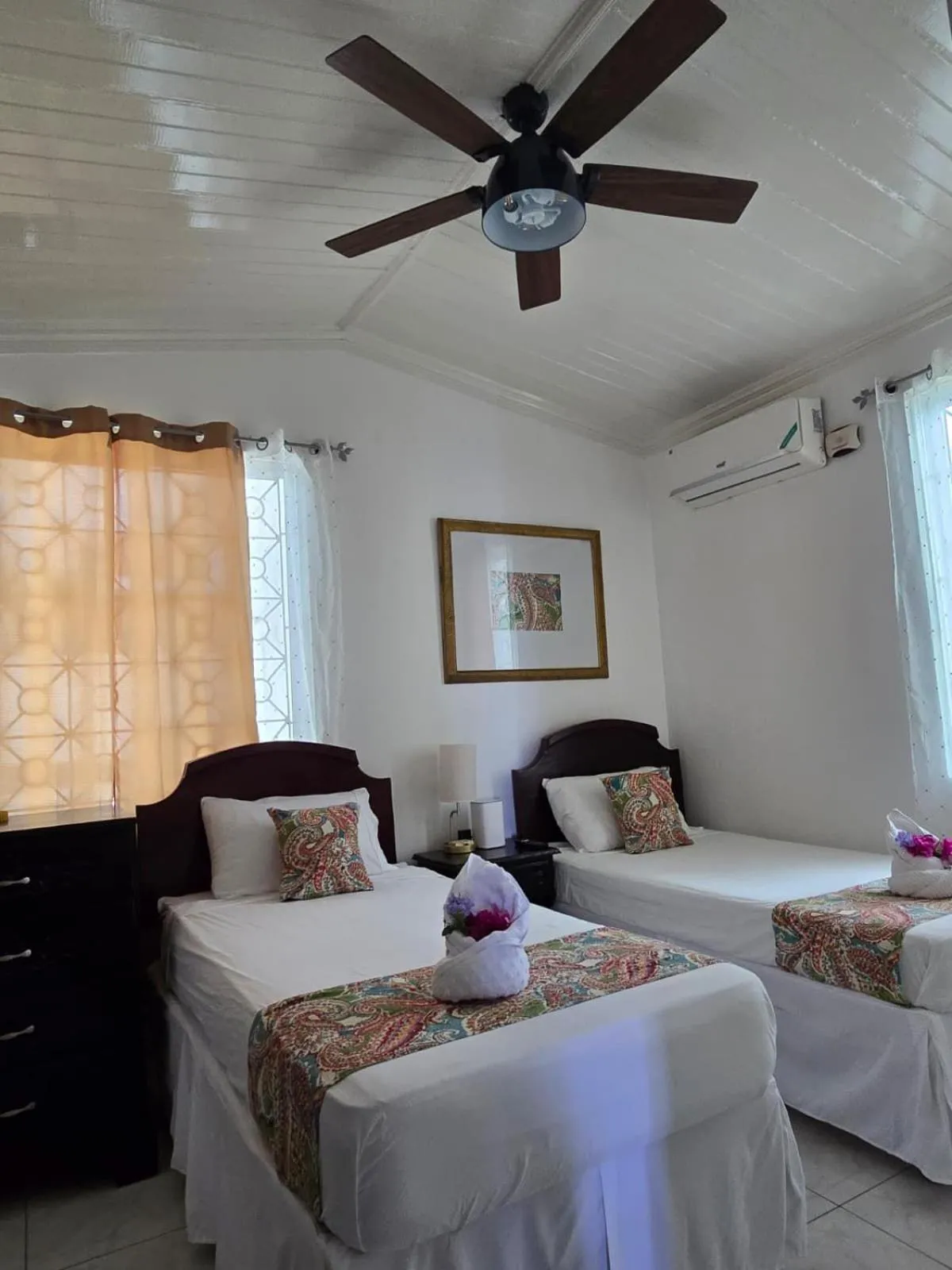 Bed in Paradise Palms Jamaica Vacation Rental