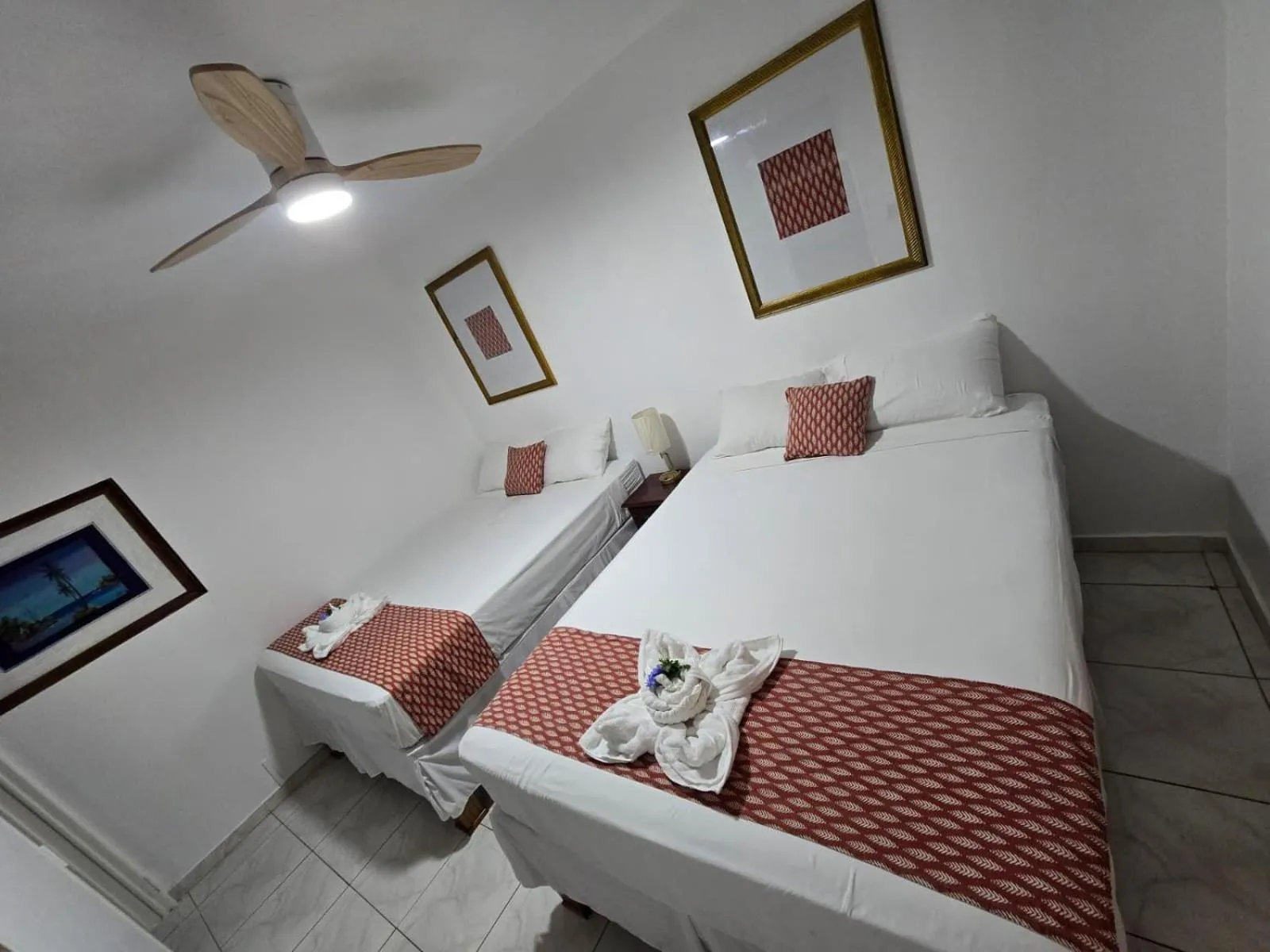 Bed in Paradise Palms Jamaica Vacation Rental