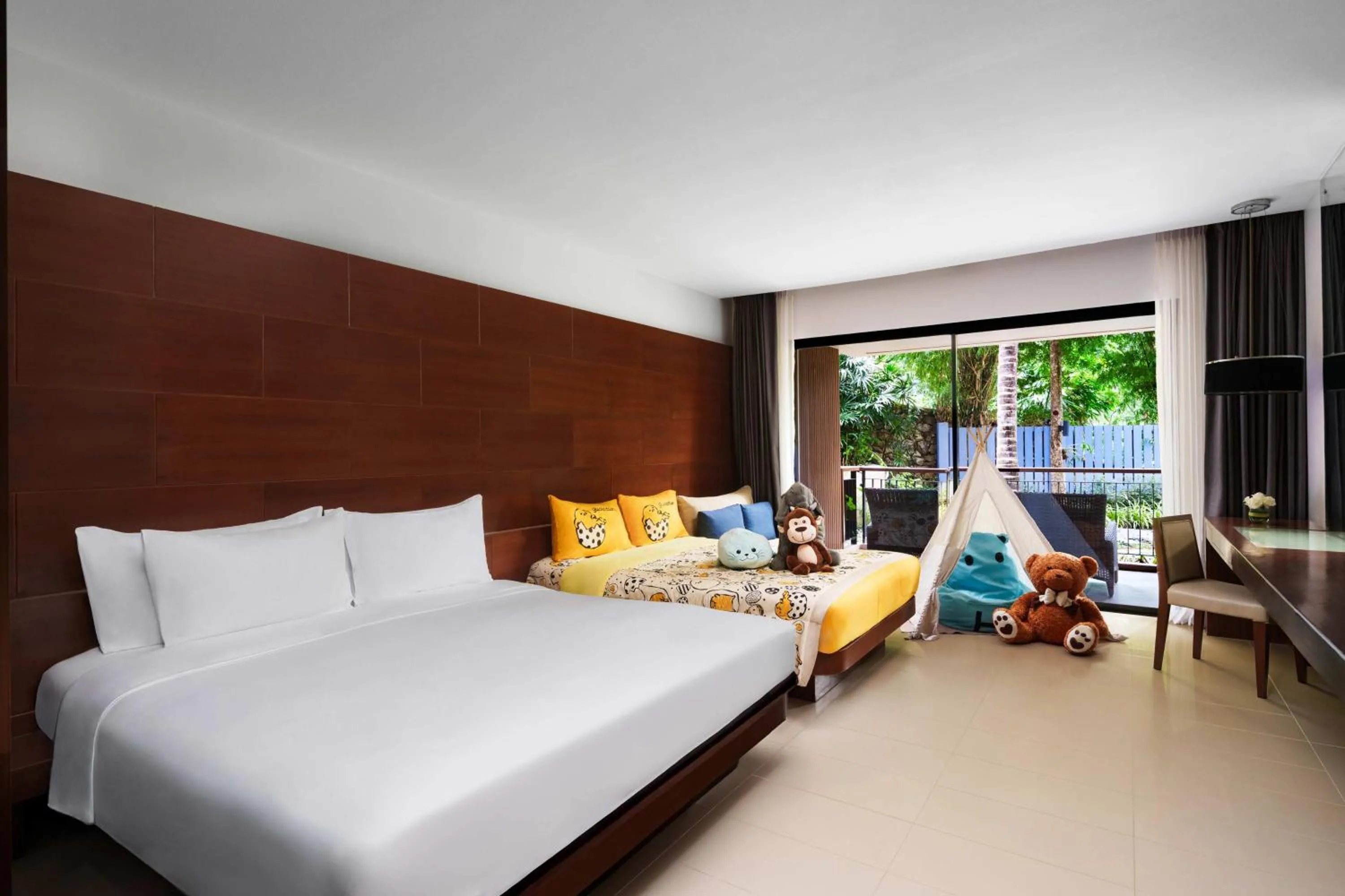 View (from property/room), Bed in Novotel Phuket Kata Avista Resort and Spa