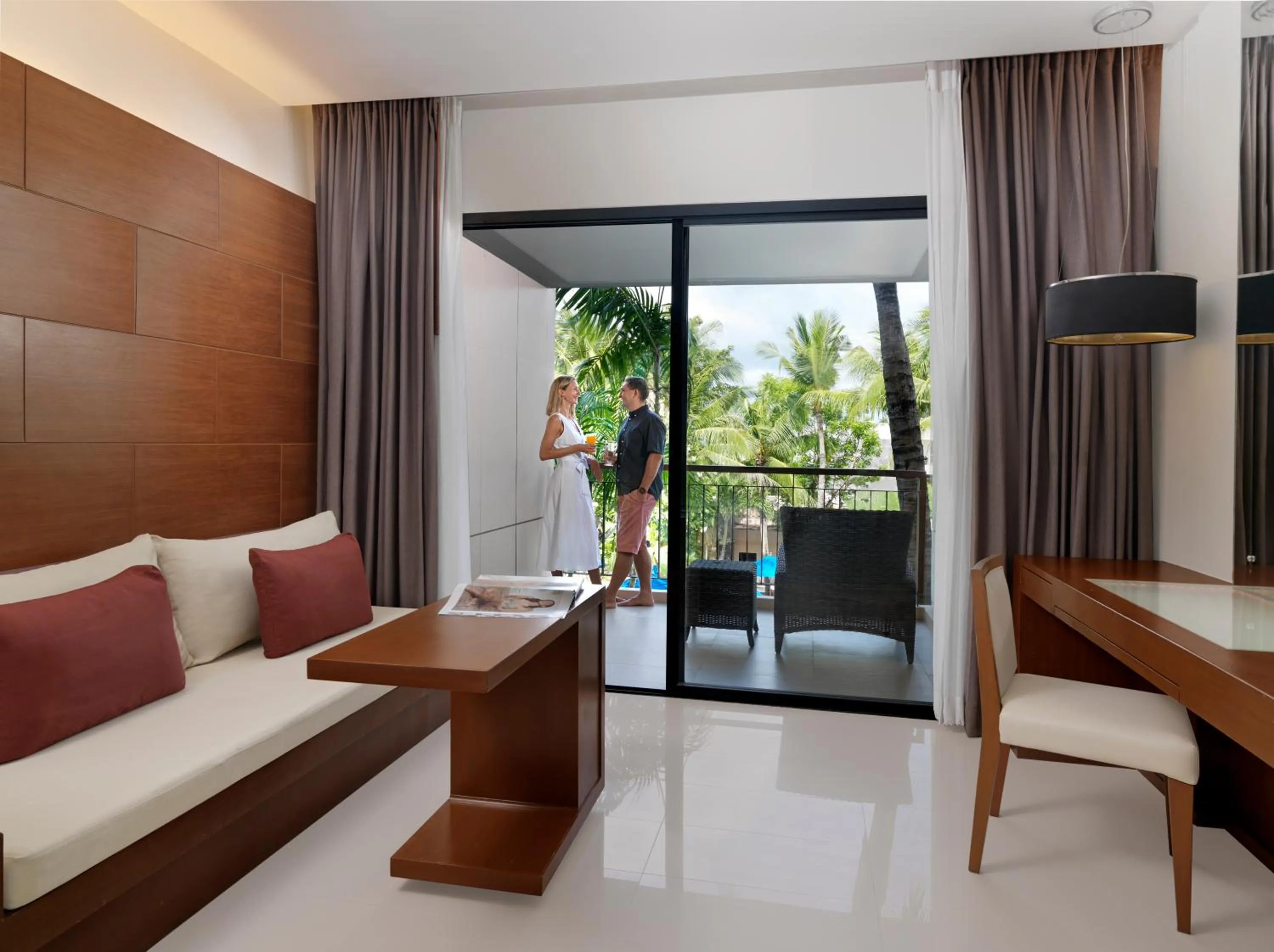 Pool view, Bed in Novotel Phuket Kata Avista Resort and Spa