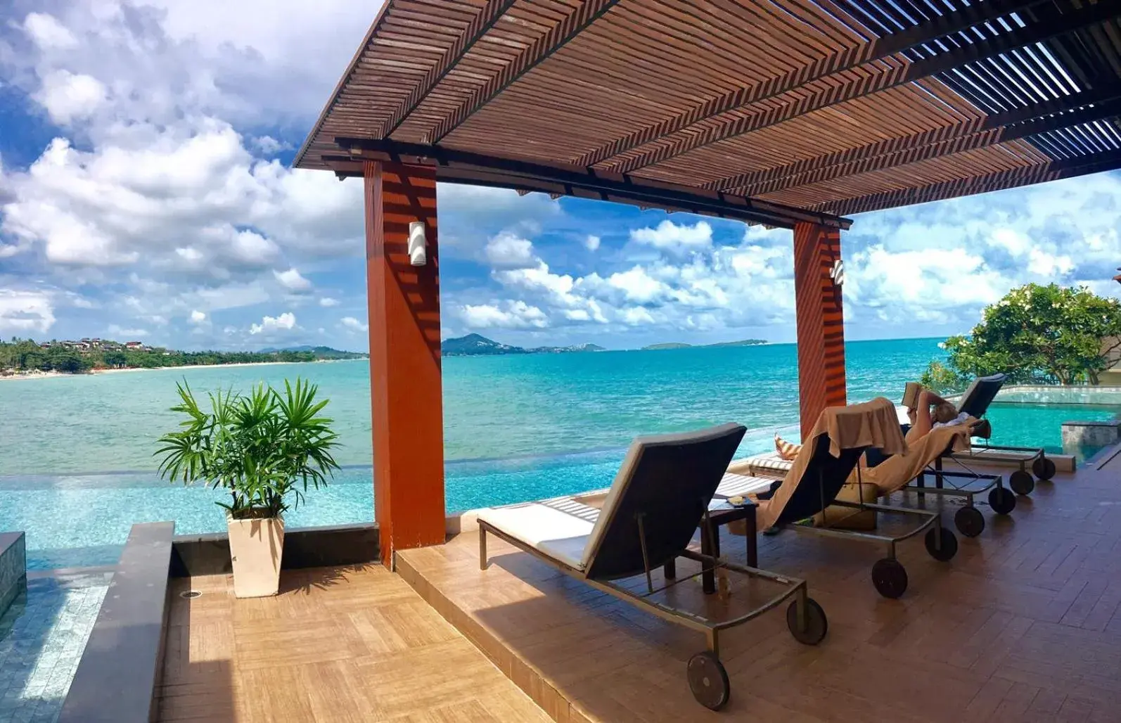 Sea view in The Sarann, Koh Samui - Suites & Villas Sea view in The Sarann, Koh Samui - Suites & Villas