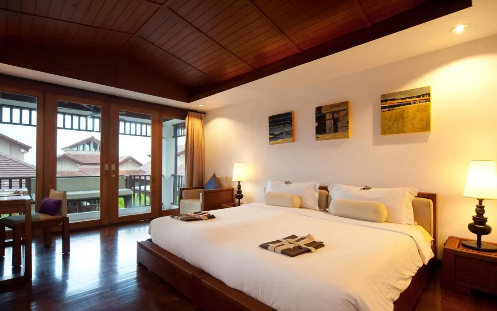 Balcony/Terrace, Bed in The Sarann, Koh Samui - Suites & Villas Balcony/Terrace, Bed in The Sarann, Koh Samui - Suites & Villas
