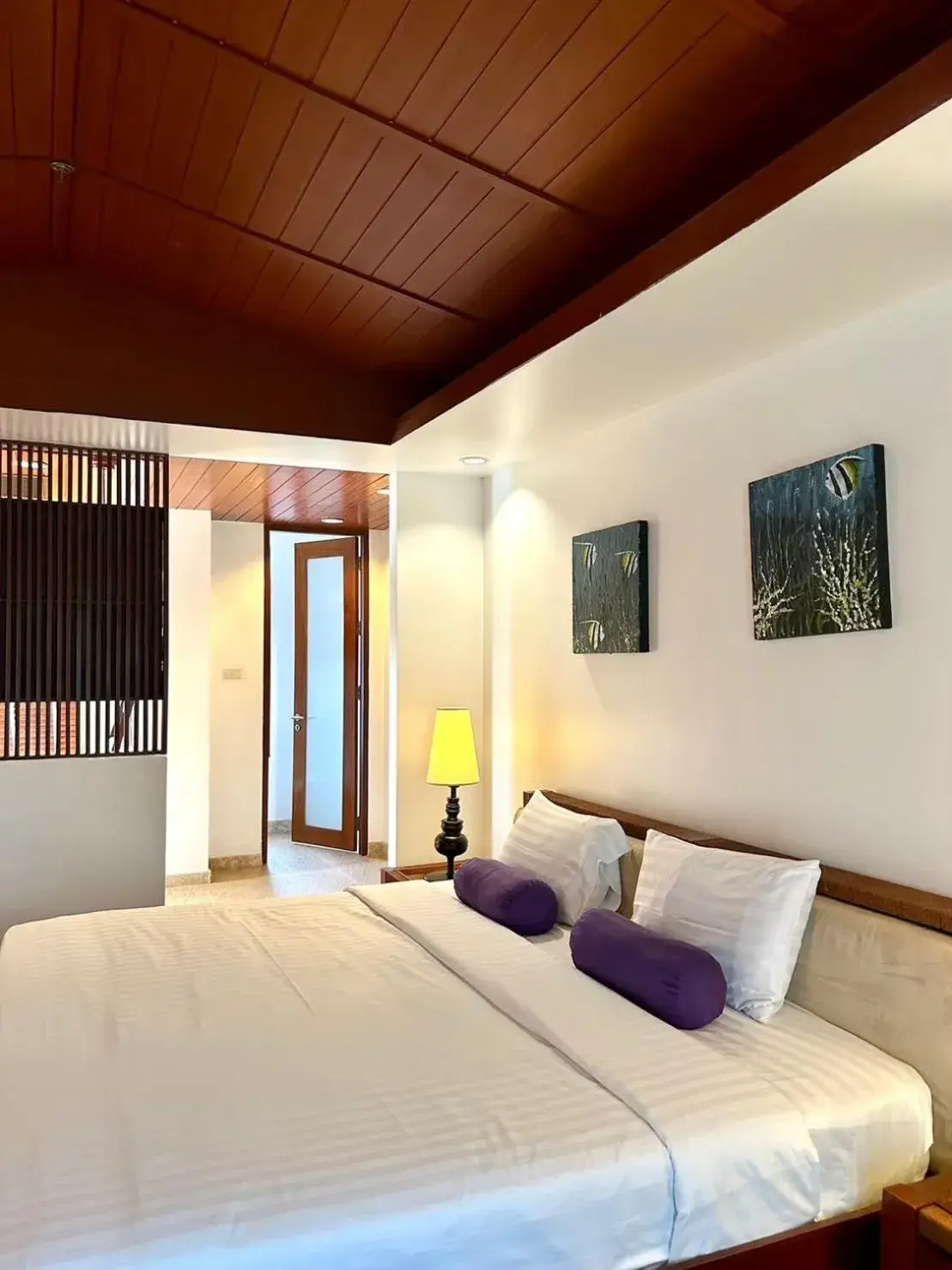 Bed in The Sarann Koh Samui, Suites & Villas Bed in The Sarann Koh Samui, Suites & Villas