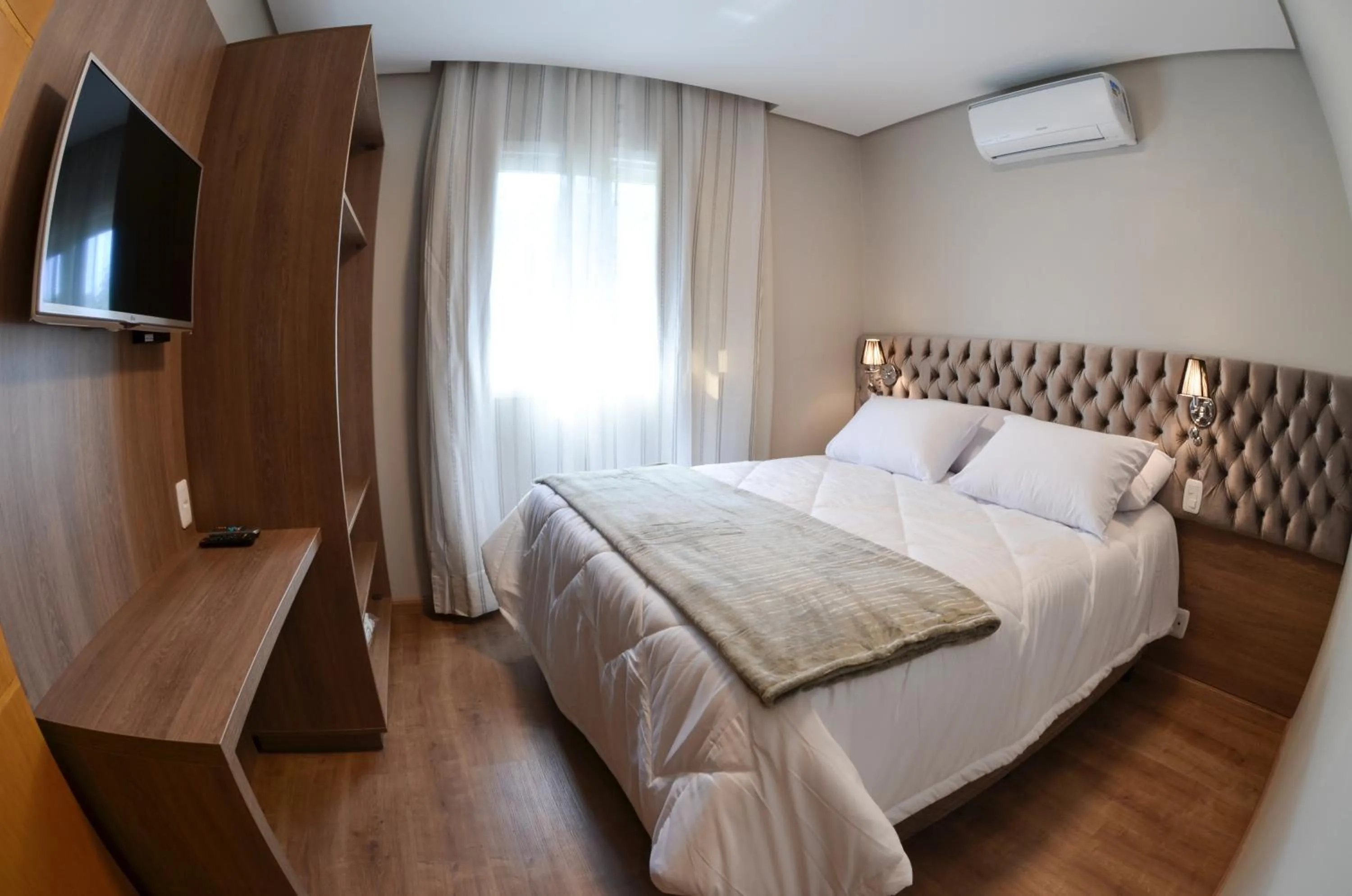 Bedroom, Bed in Viena Flats