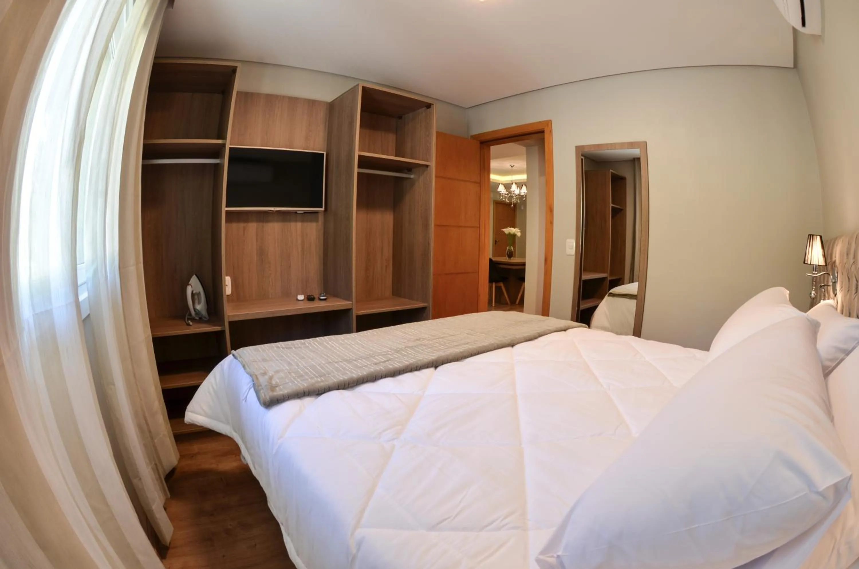 Bedroom, Bed in Viena Flats