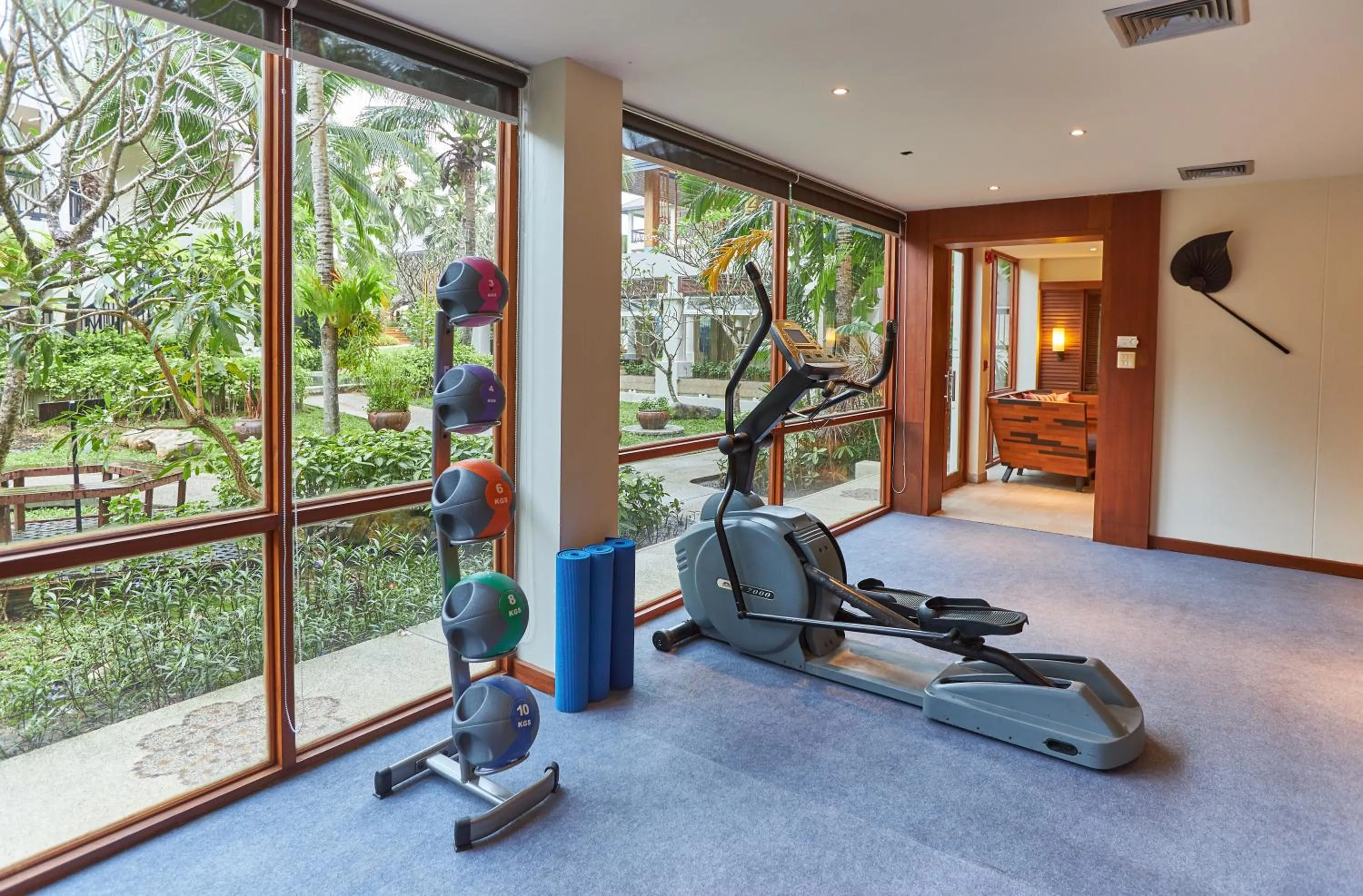 Fitness centre/facilities in Bandara Spa Resort & Pool Villas, Samui