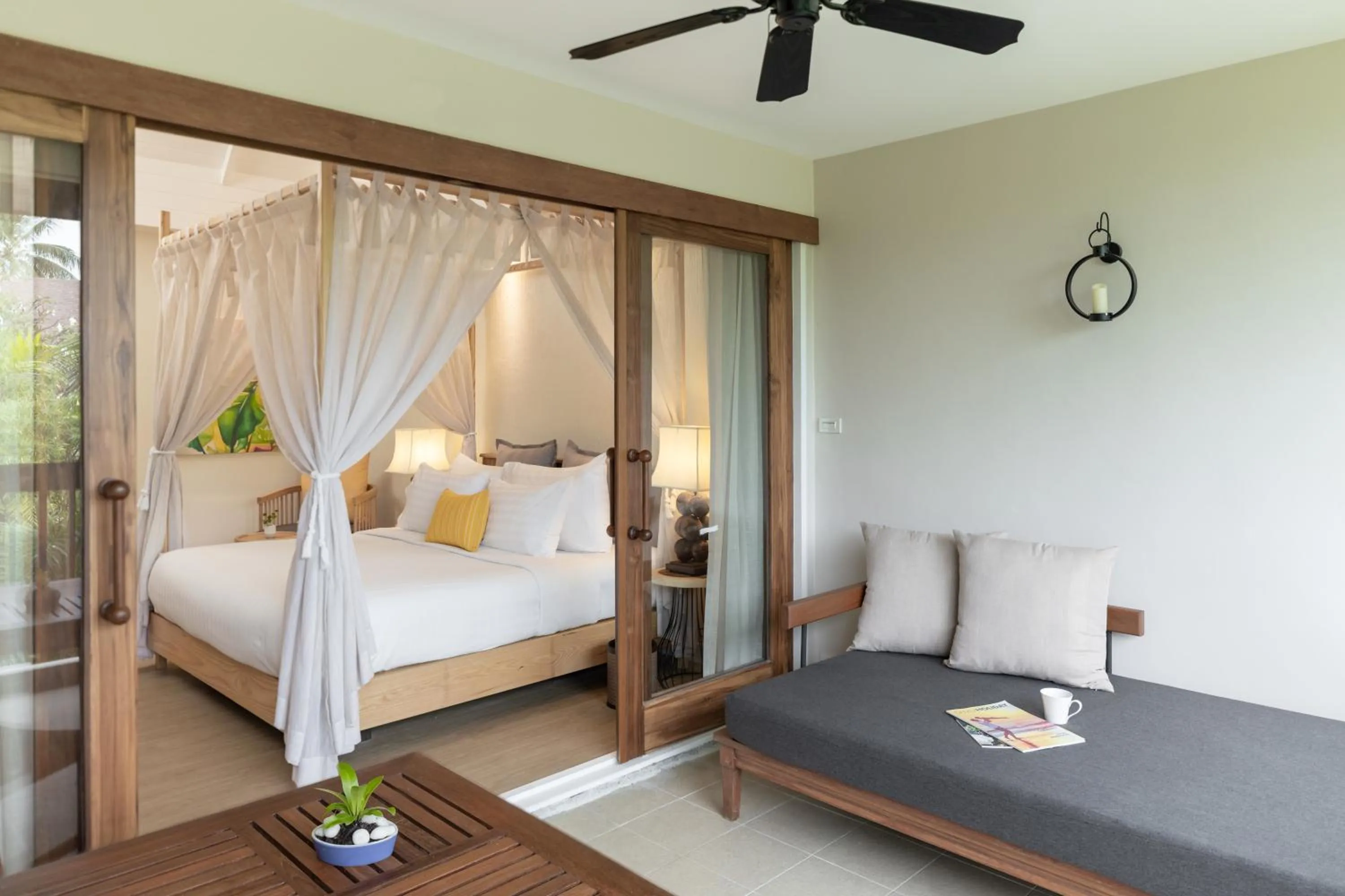 Balcony/Terrace, Bed in Bandara Spa Resort & Pool Villas, Samui