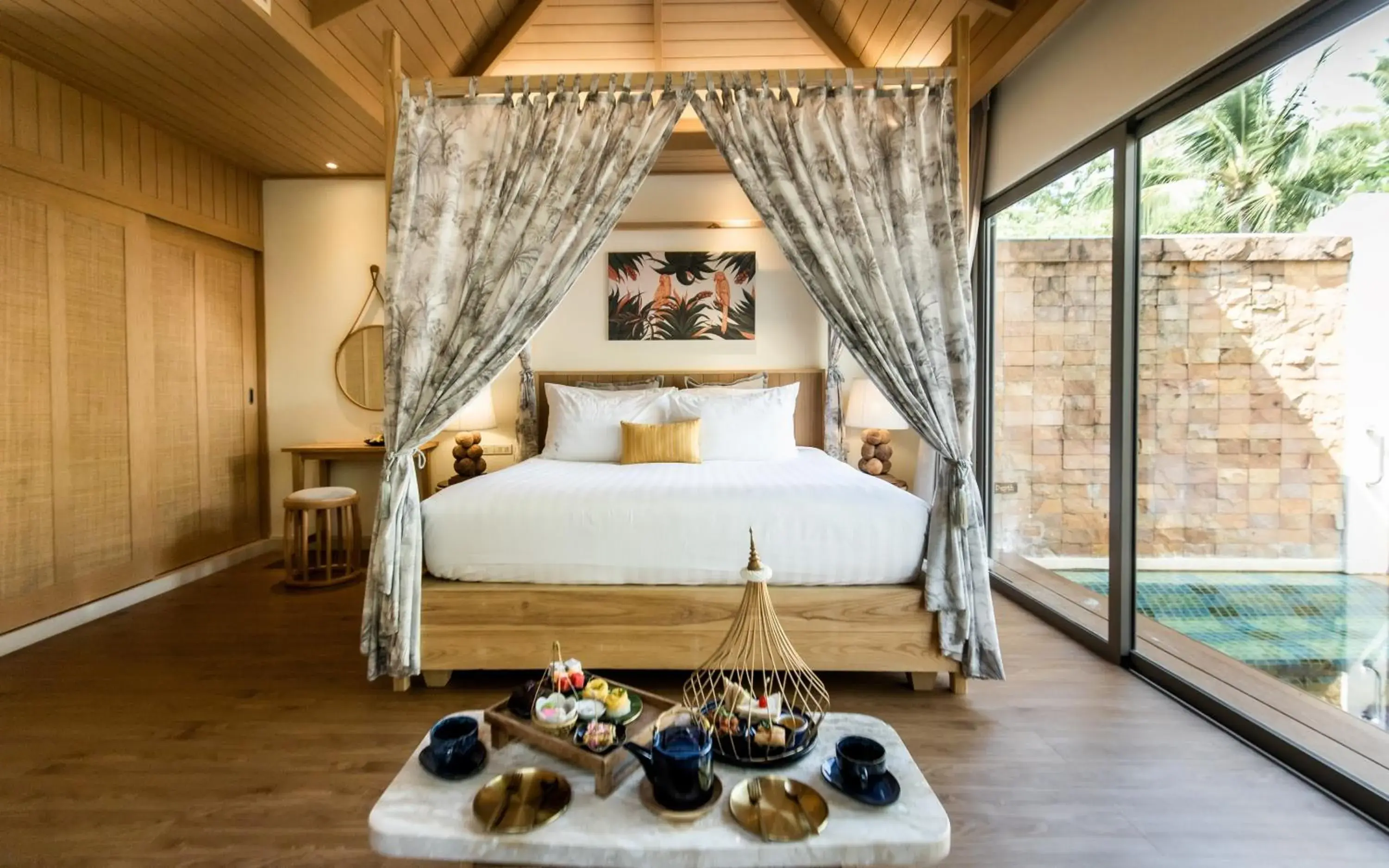 View (from property/room), Bed in Bandara Spa Resort & Pool Villas, Samui View (from property/room), Bed in Bandara Spa Resort & Pool Villas, Samui