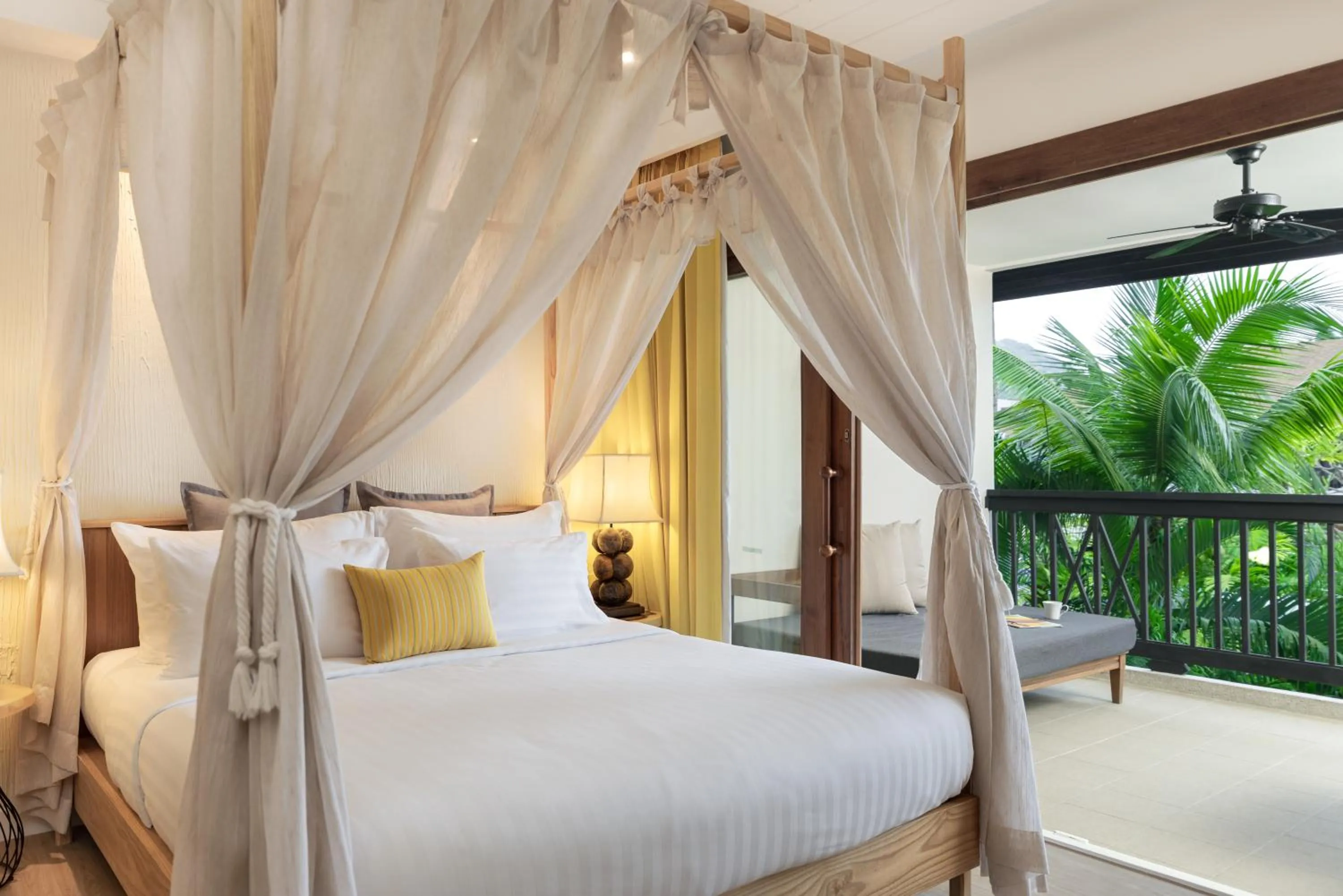 Balcony/Terrace, Bed in Bandara Spa Resort & Pool Villas, Samui