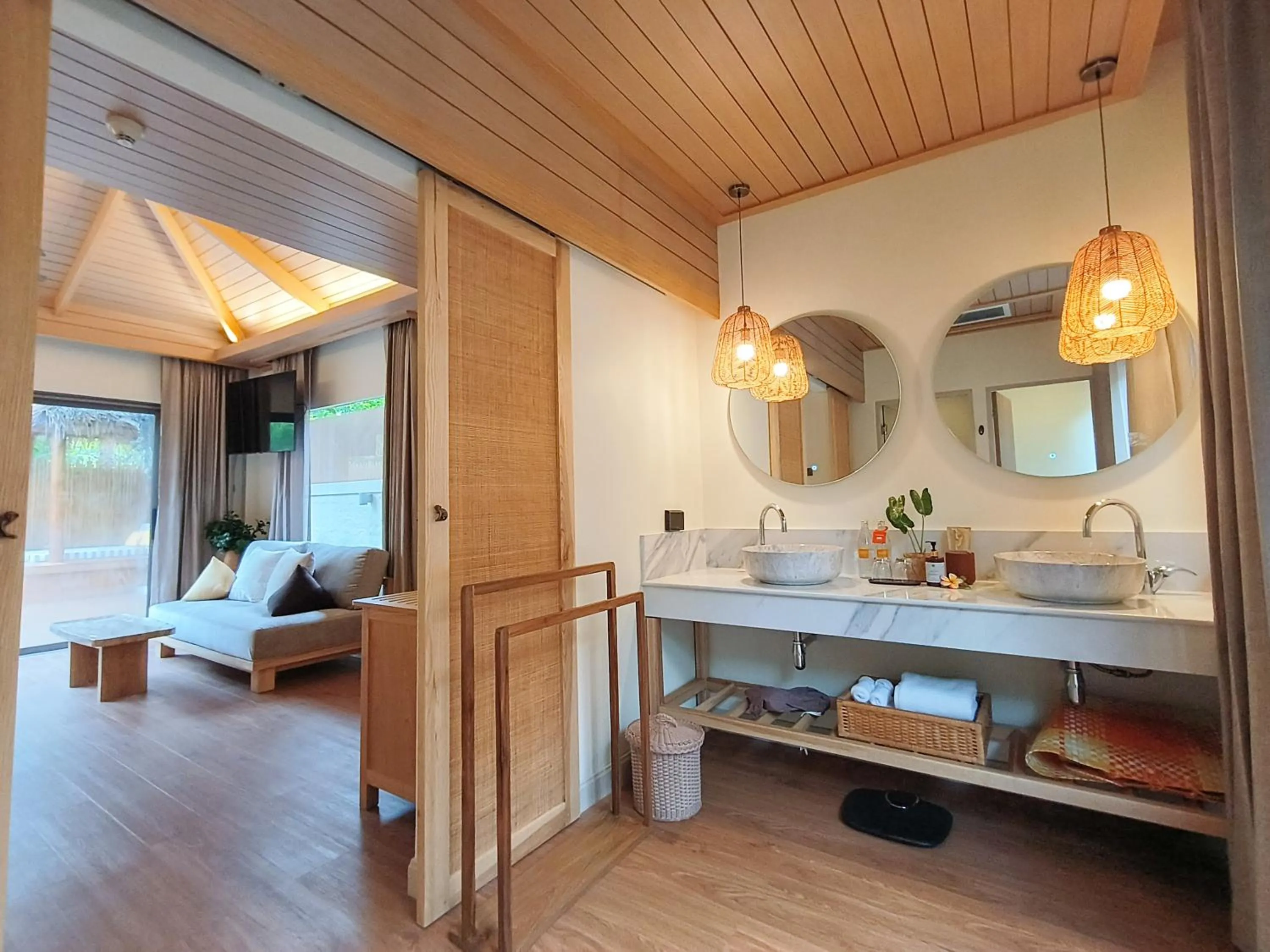 Bathroom in Bandara Spa Resort & Pool Villas, Samui