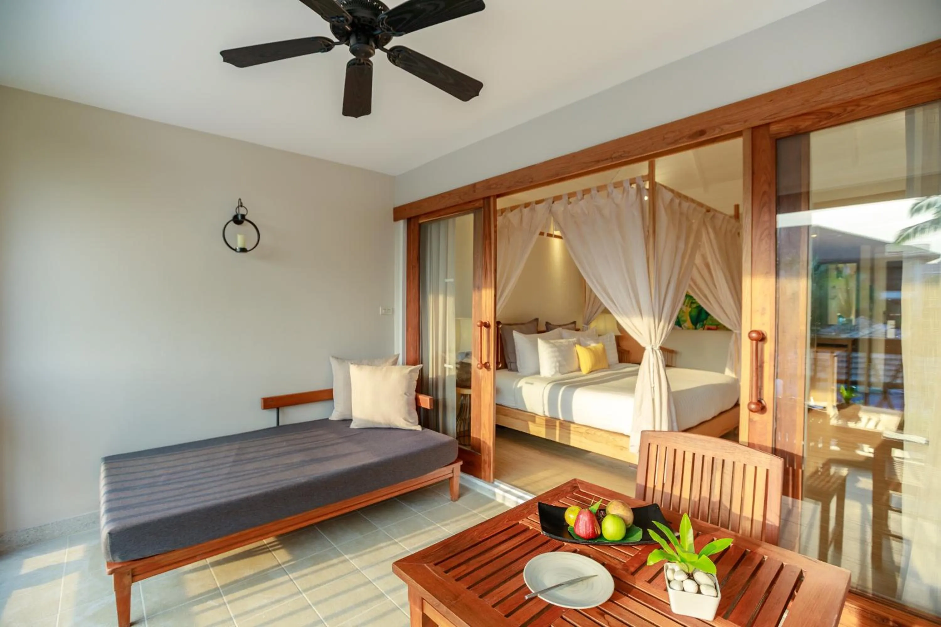 Balcony/Terrace, Bed in Bandara Spa Resort & Pool Villas, Samui