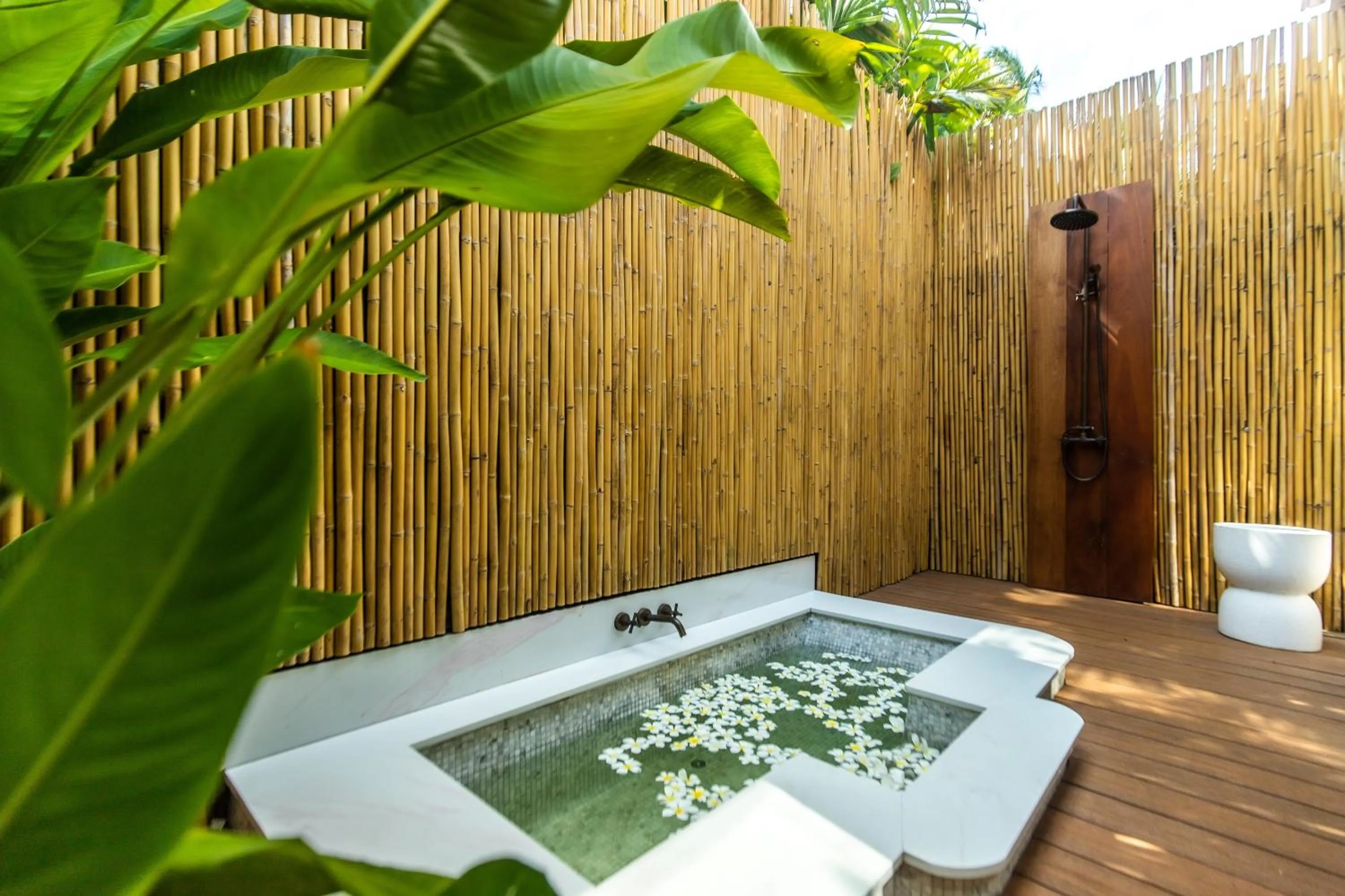 Shower in Bandara Spa Resort & Pool Villas, Samui