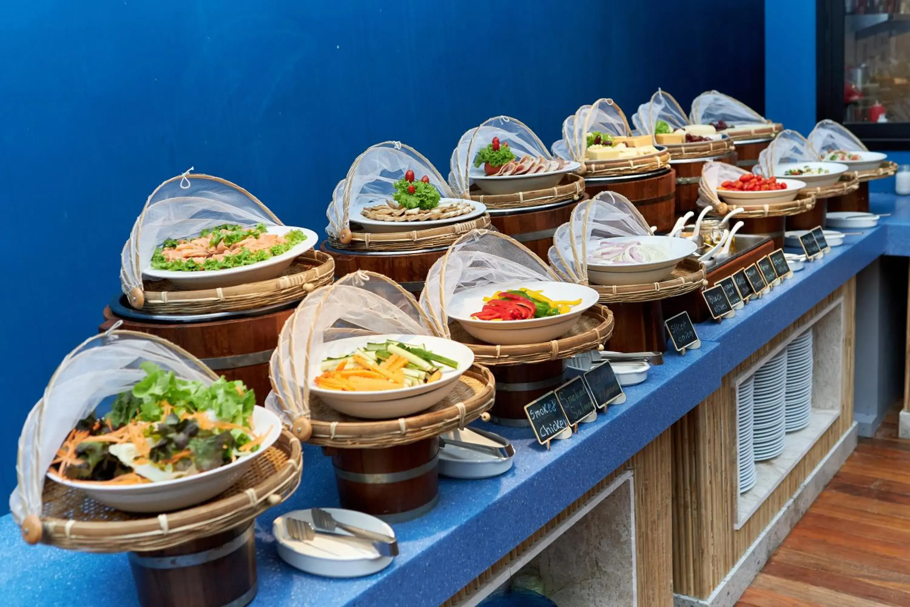 Buffet breakfast in Bandara Spa Resort & Pool Villas, Samui Buffet breakfast in Bandara Spa Resort & Pool Villas, Samui