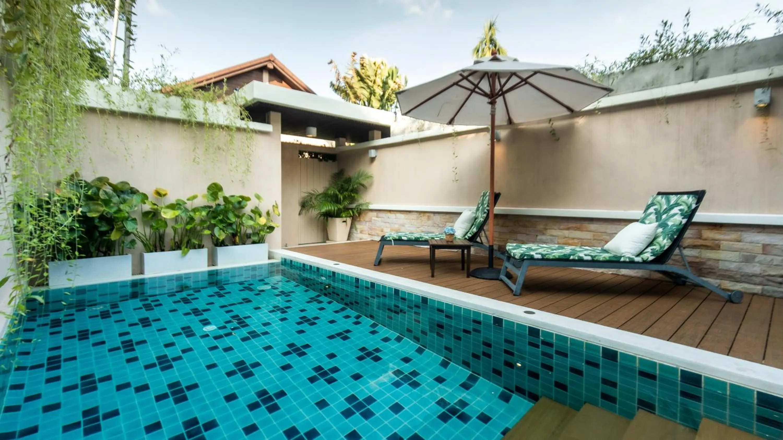 Pool view in Bandara Spa Resort & Pool Villas, Samui