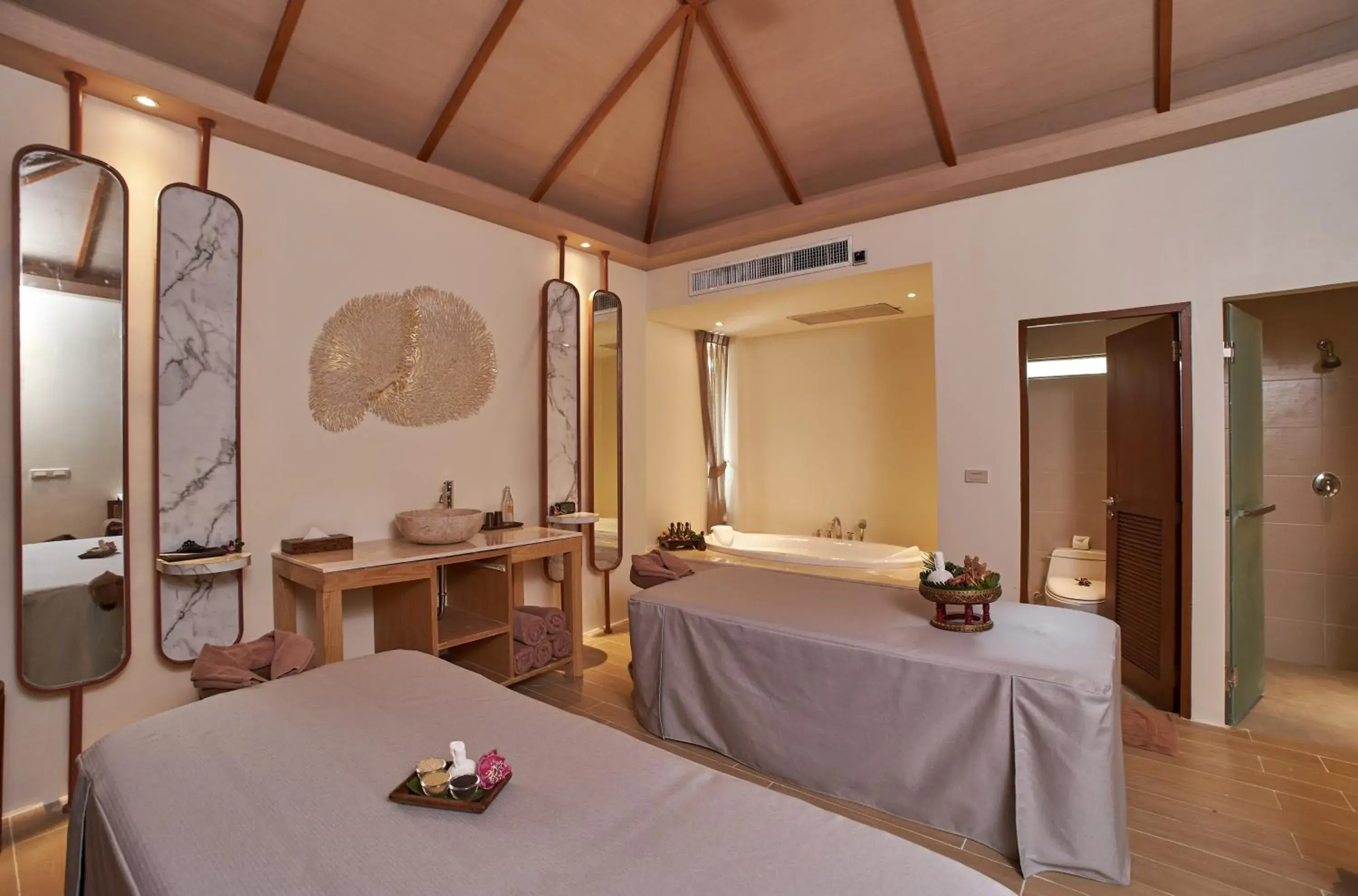 Hot Tub, Bed in Bandara Spa Resort & Pool Villas, Samui Hot Tub, Bed in Bandara Spa Resort & Pool Villas, Samui