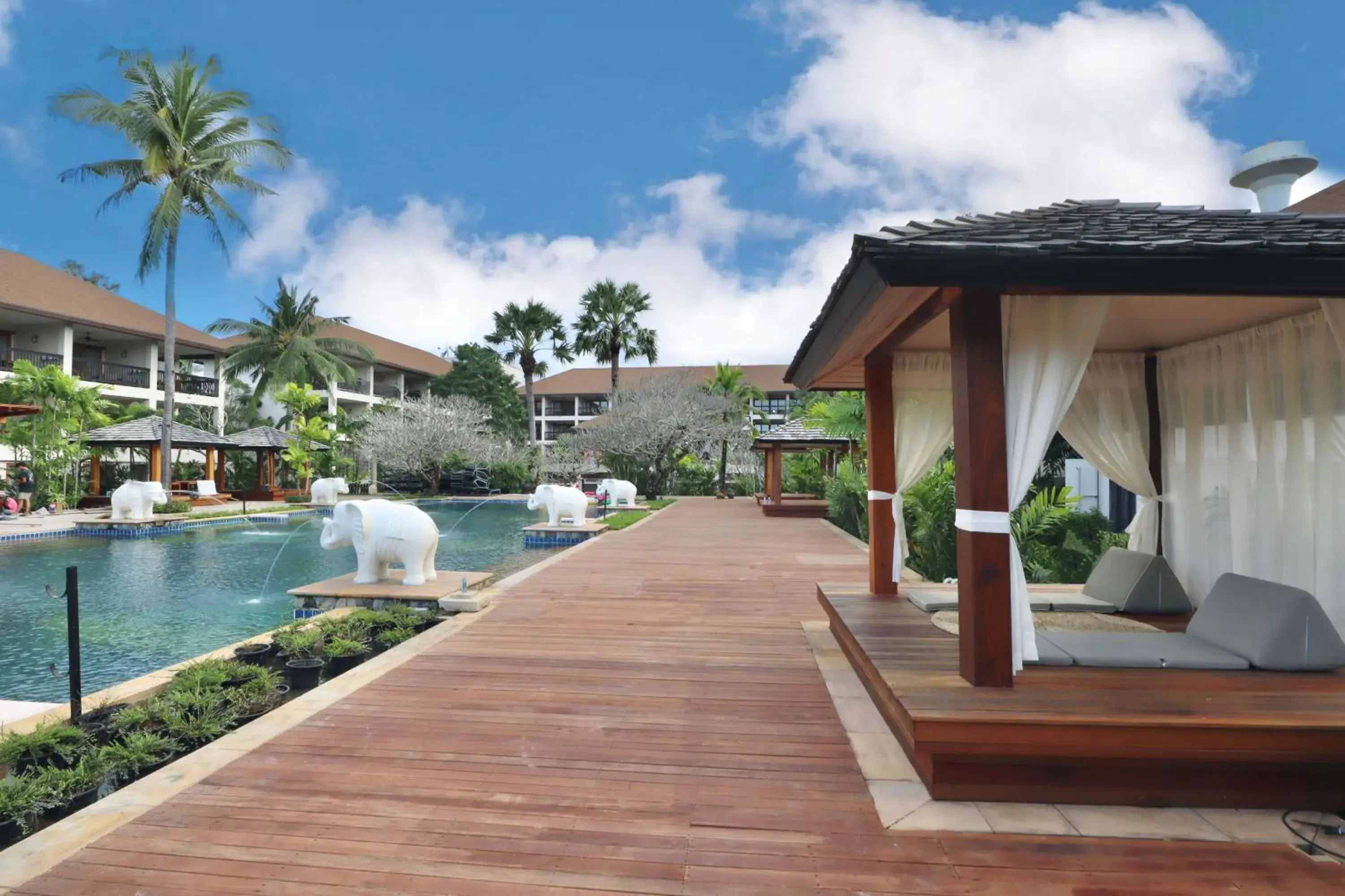 Pool view in Bandara Spa Resort & Pool Villas, Samui Pool view in Bandara Spa Resort & Pool Villas, Samui