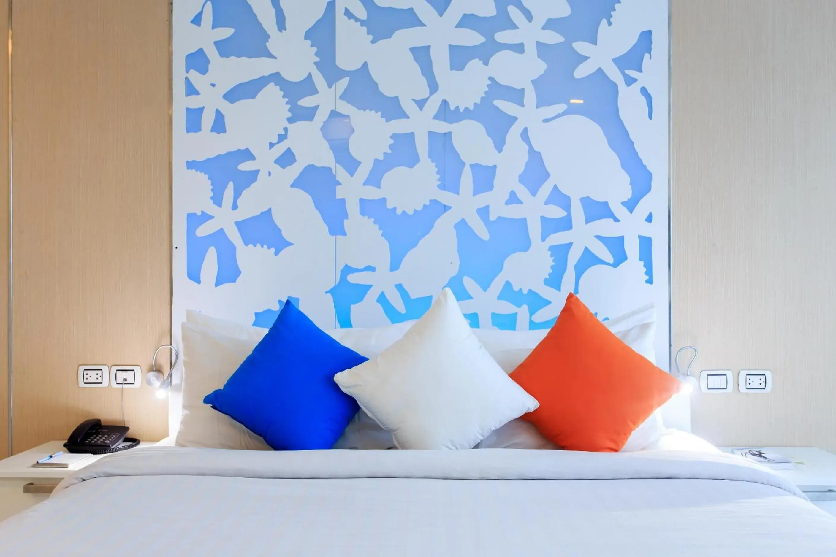 Decorative detail, Bed in Samui Resotel Beach Resort Decorative detail, Bed in Samui Resotel Beach Resort