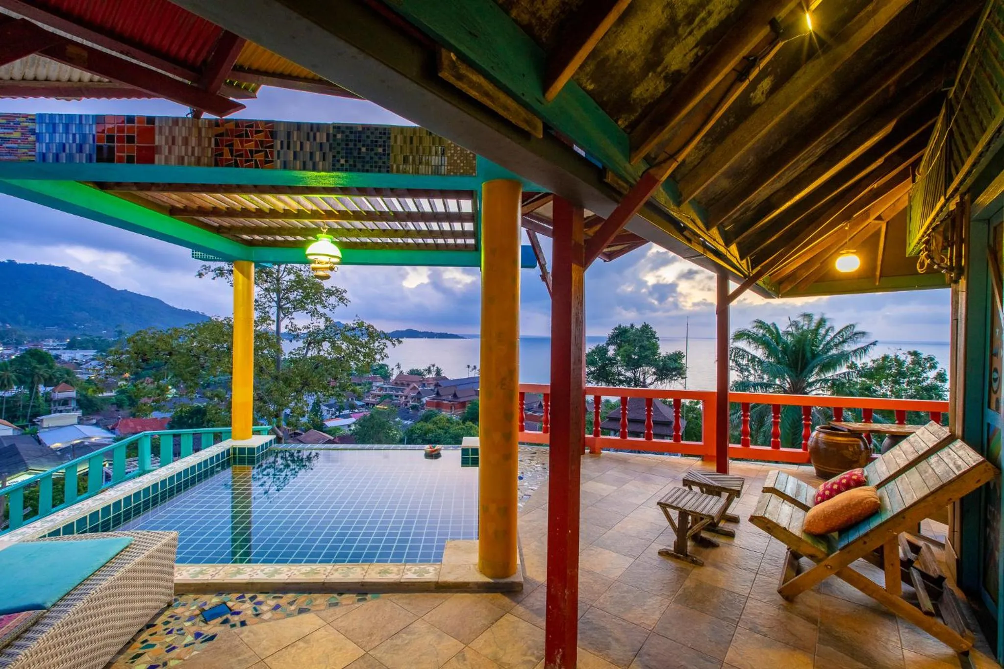 Pool view in Varinda Resort