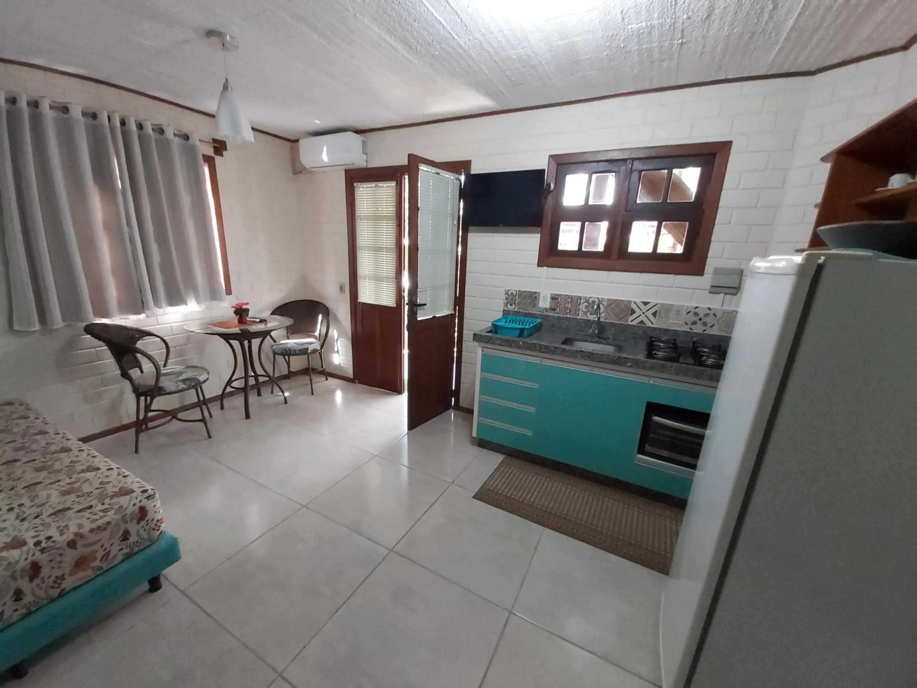 Living room, Bed in Stolz Chales