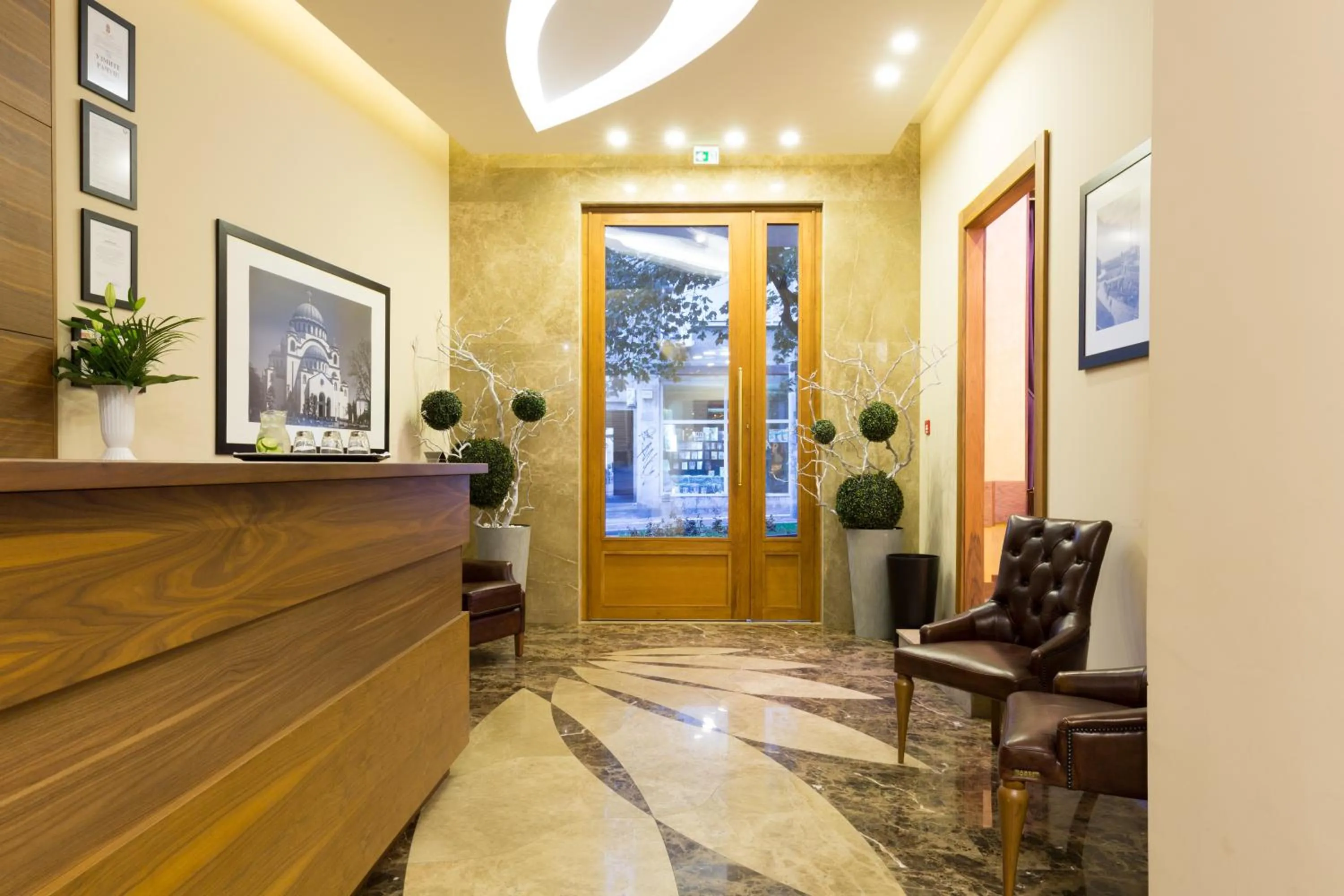 Lobby or reception in Hotel City Savoy