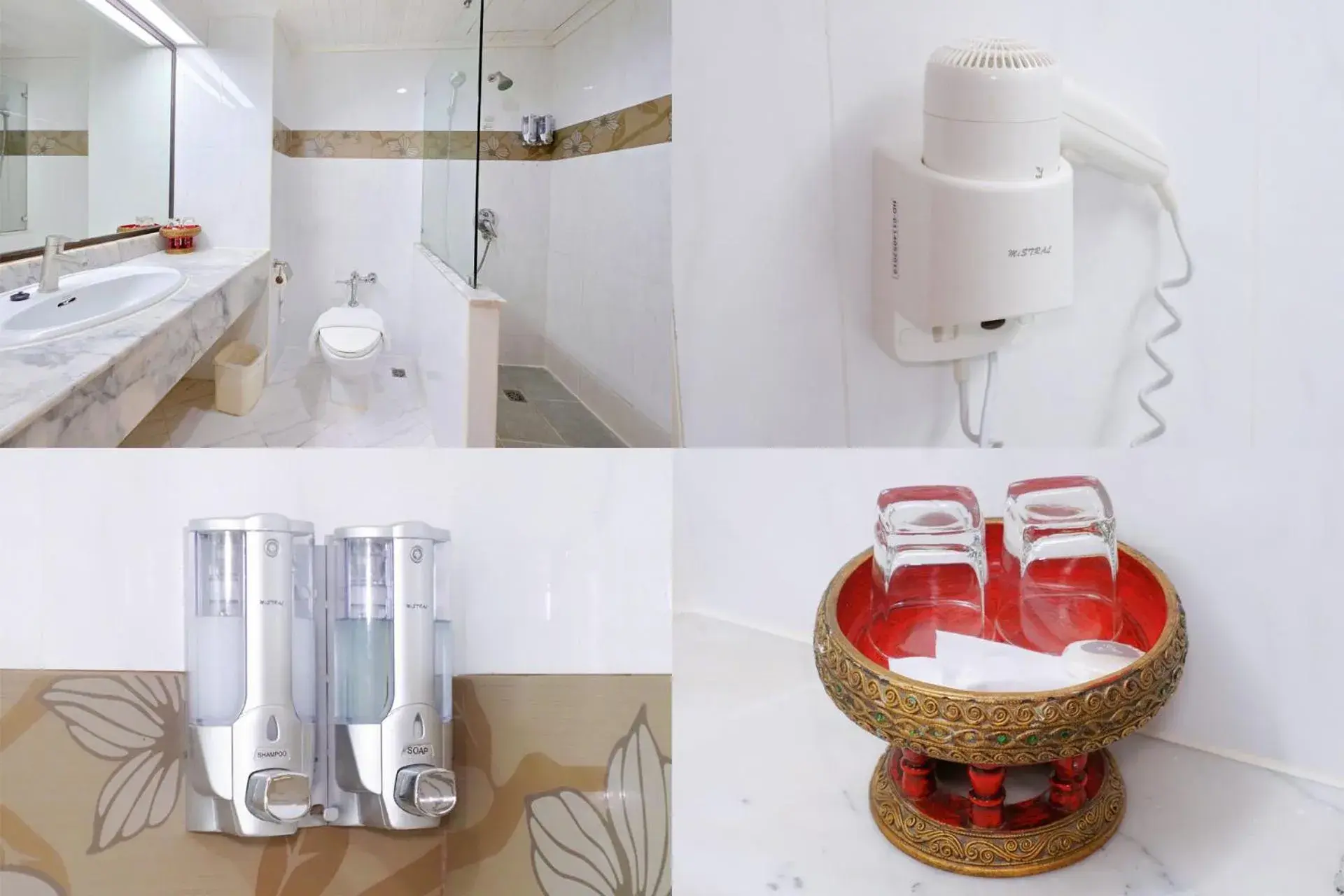 Bathroom in Pinnacle Lumpinee Park Hotel Bathroom in Pinnacle Lumpinee Park Hotel