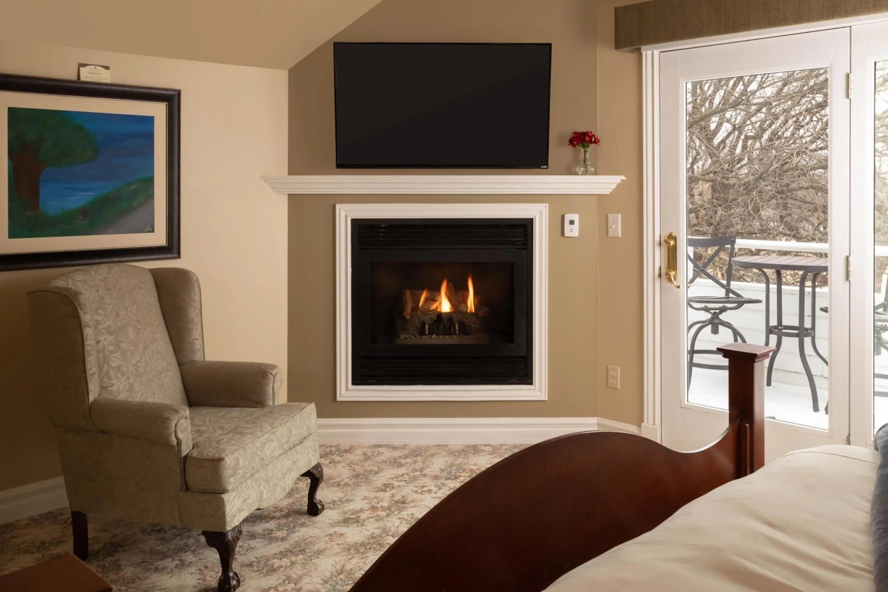 Seating area in The Oakwood Inn Okoboji