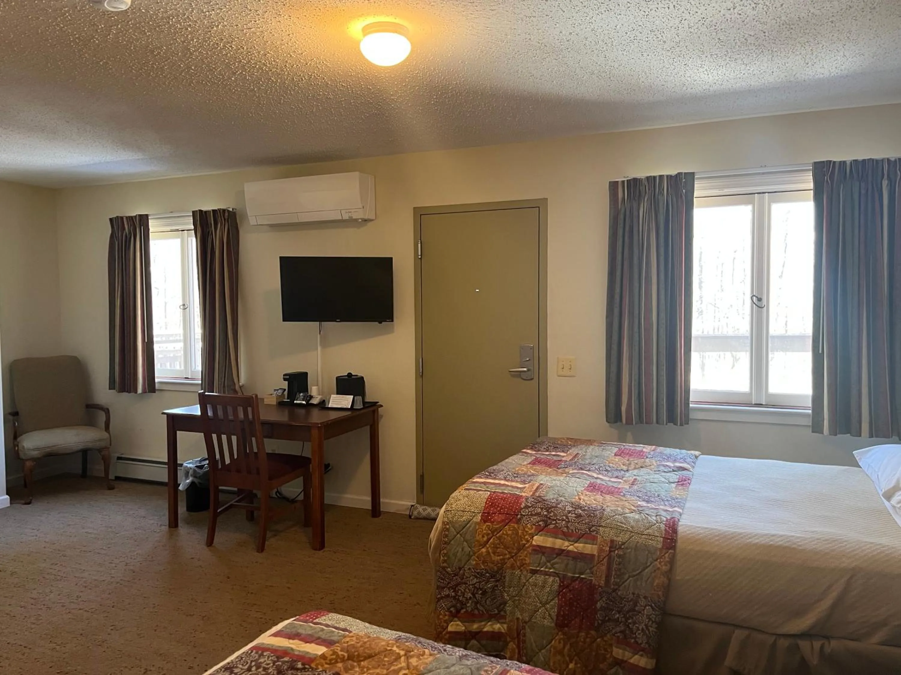 Bed in The Upper Pass Lodge