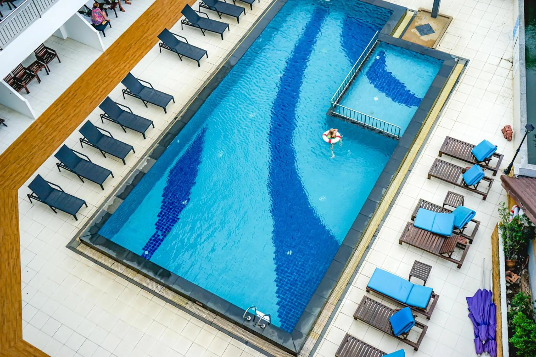 Pool view in Pinnacle Grand Jomtien Resort and Beach Club