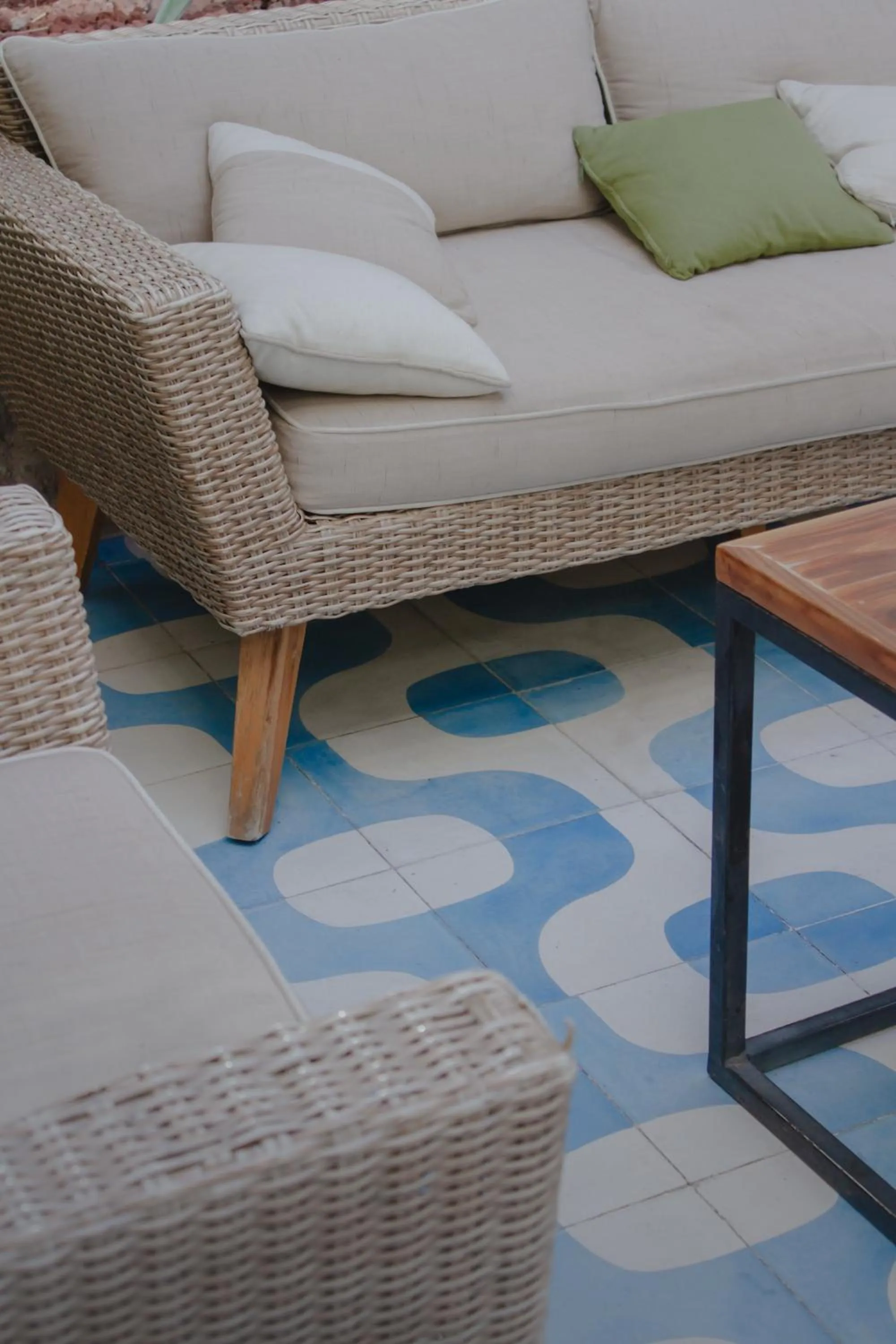 Patio in Hotel Catedral La Paz